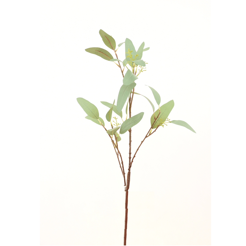 Artificial eucalyptus, realistic artificial flowers - luxury faux silk green willow eucalyptus realistic not fake, faux foliage buy online from Amaranthine Blooms UK