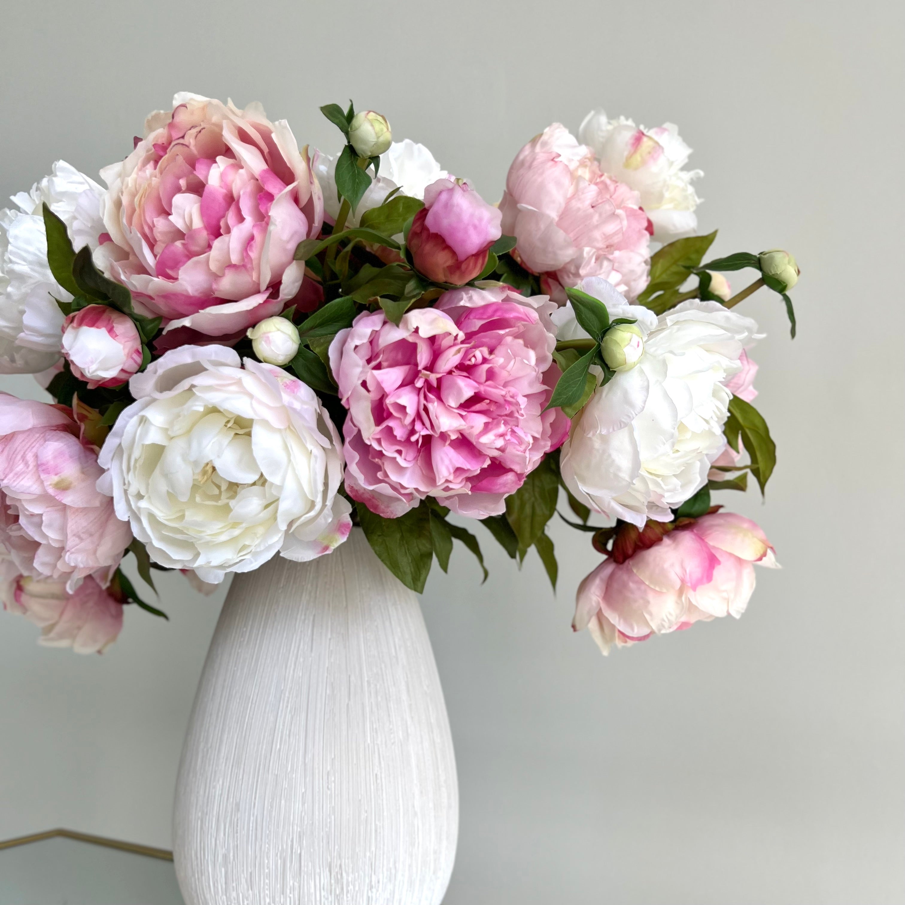 Artificial Peony and Faux Peony Bouquets Artificial Flowers in Vase Peonies with Vase Arrangements Discover The Faux Flower Company Luxury Realistic Artificial Peony Collection Pink Peony White Peony 