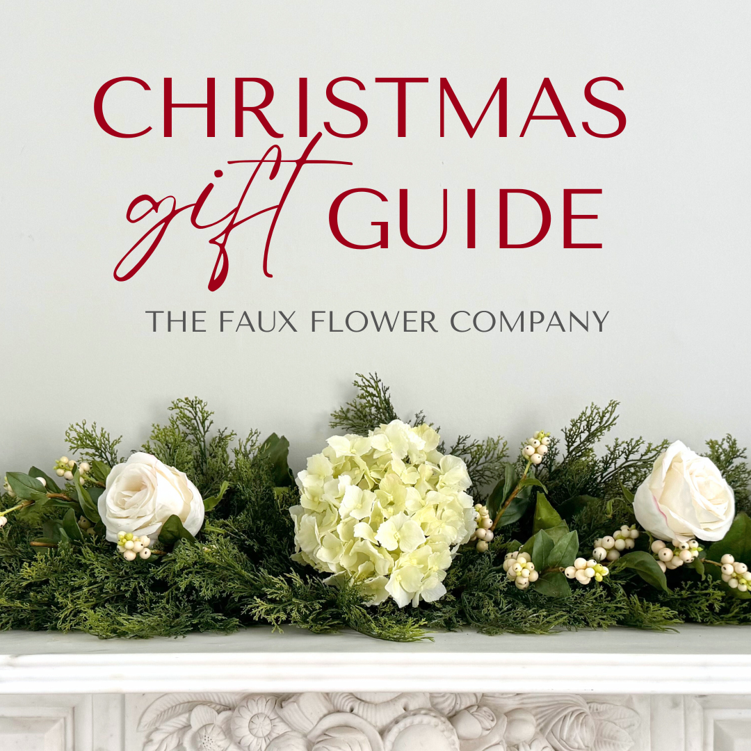 Artificial Flowers Christmas Gift Guide Faux Flower Gifts