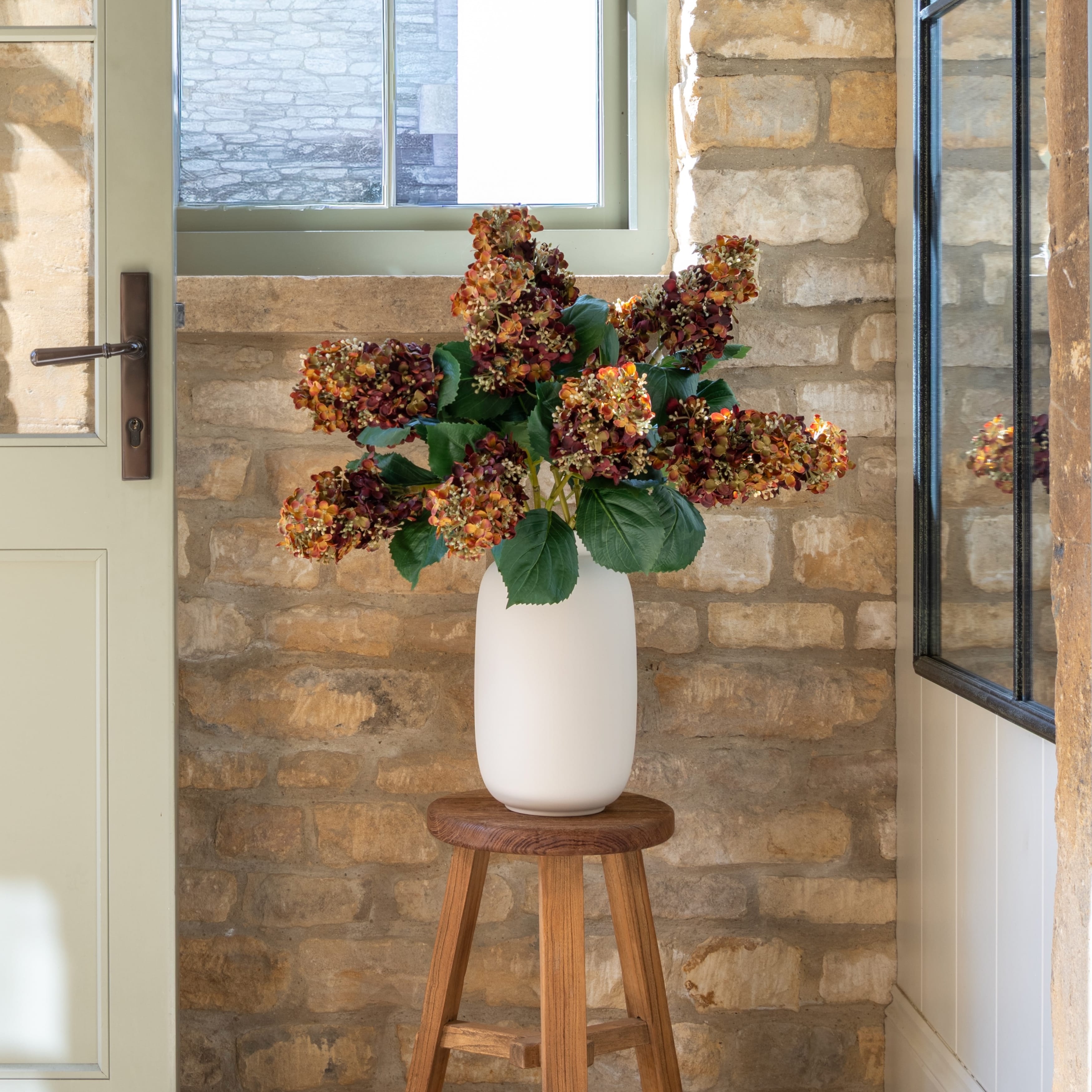 Artificial Brown Paniculata Hydrangea