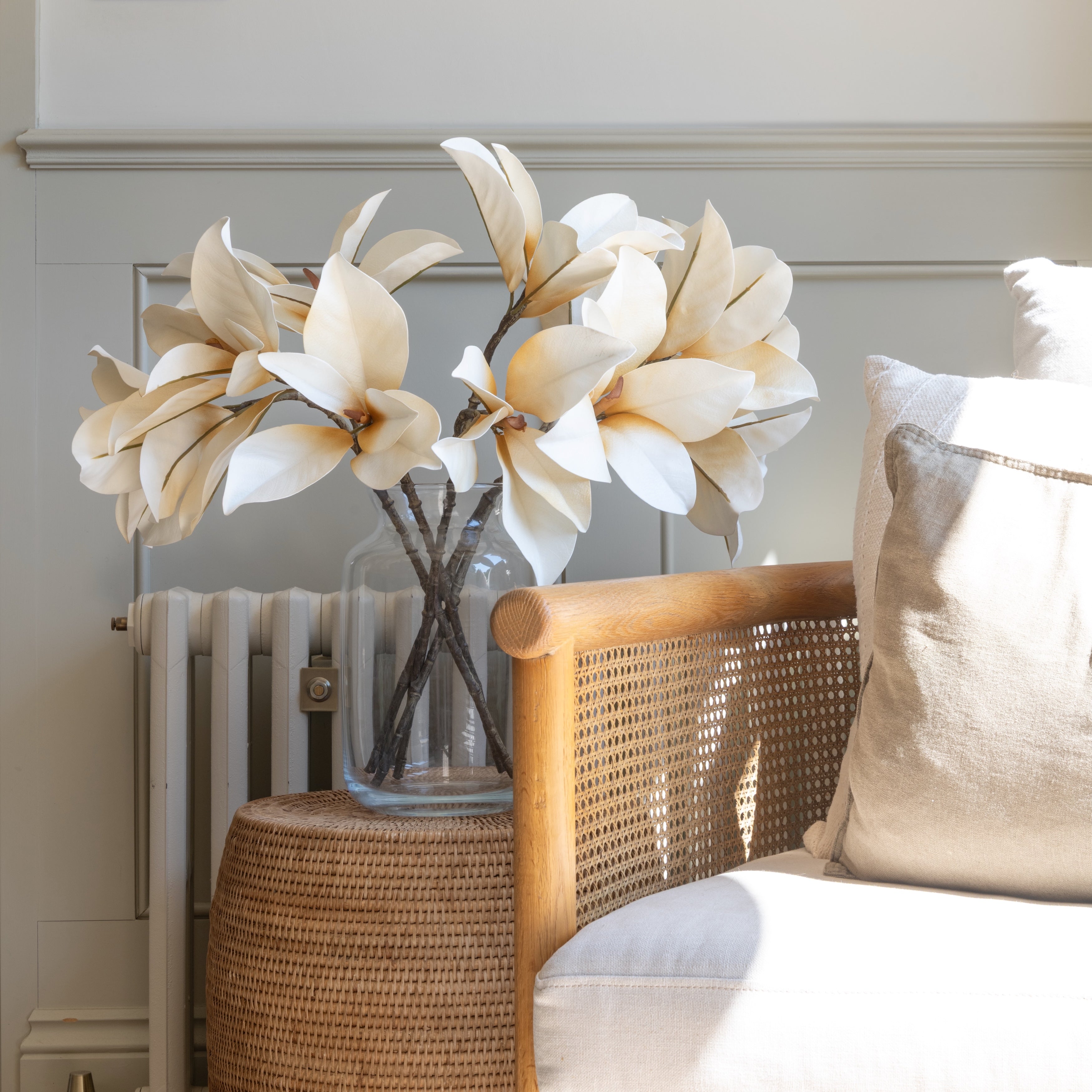 Artificial Magnolia Leaf Spray