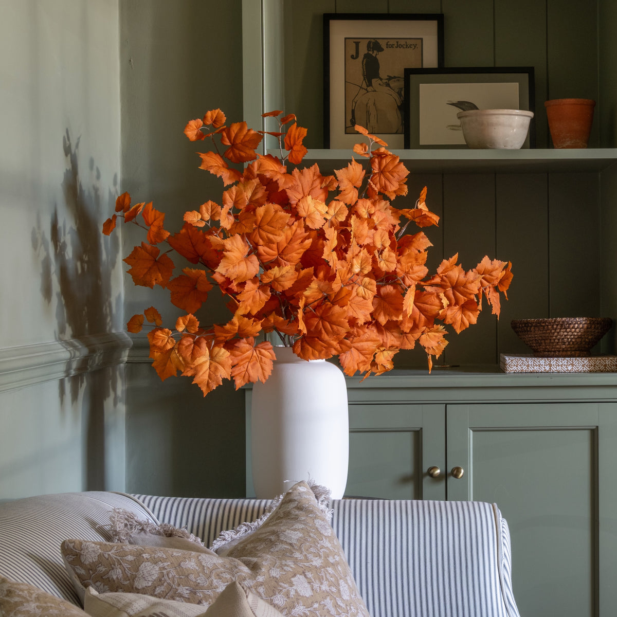 Artificial Orange Autumnal Leaves