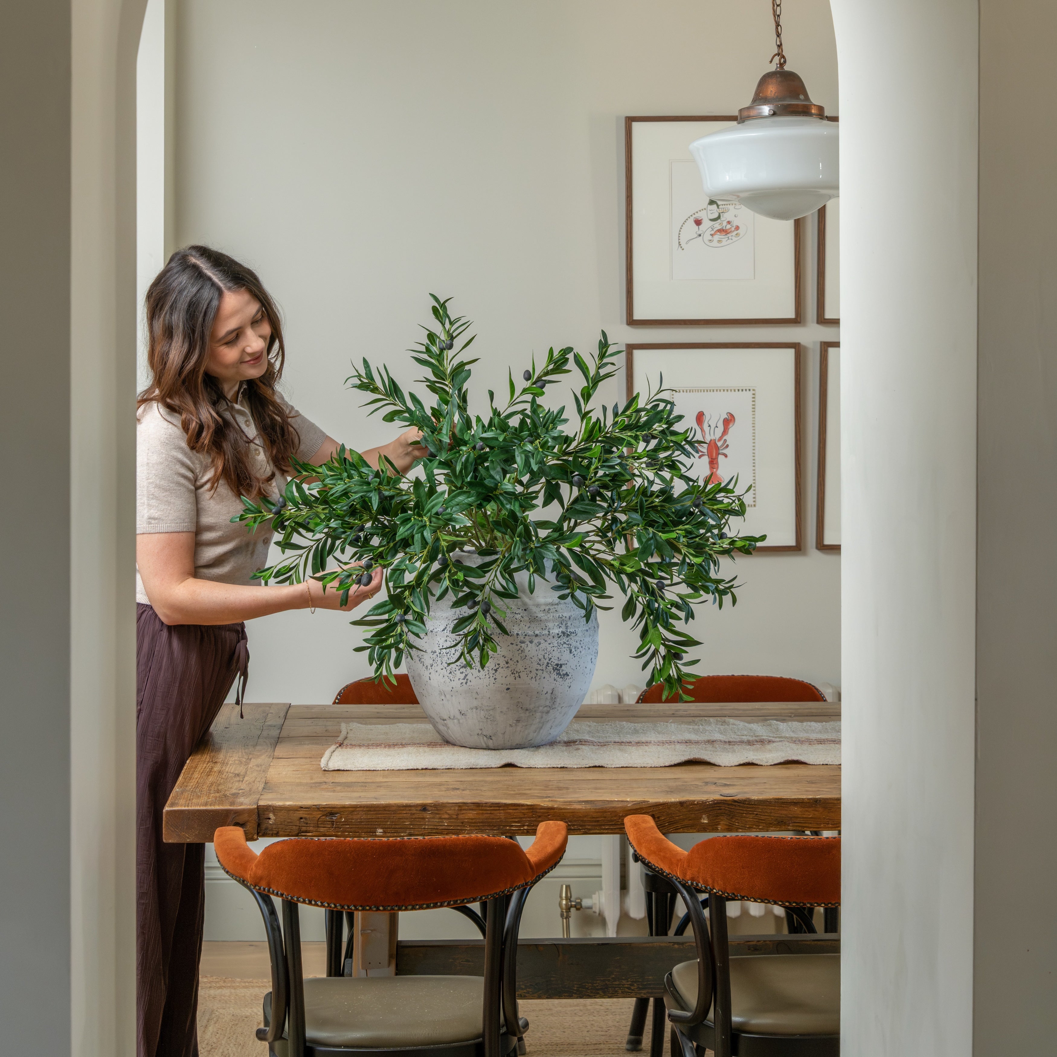 Artificial Olive Branch
