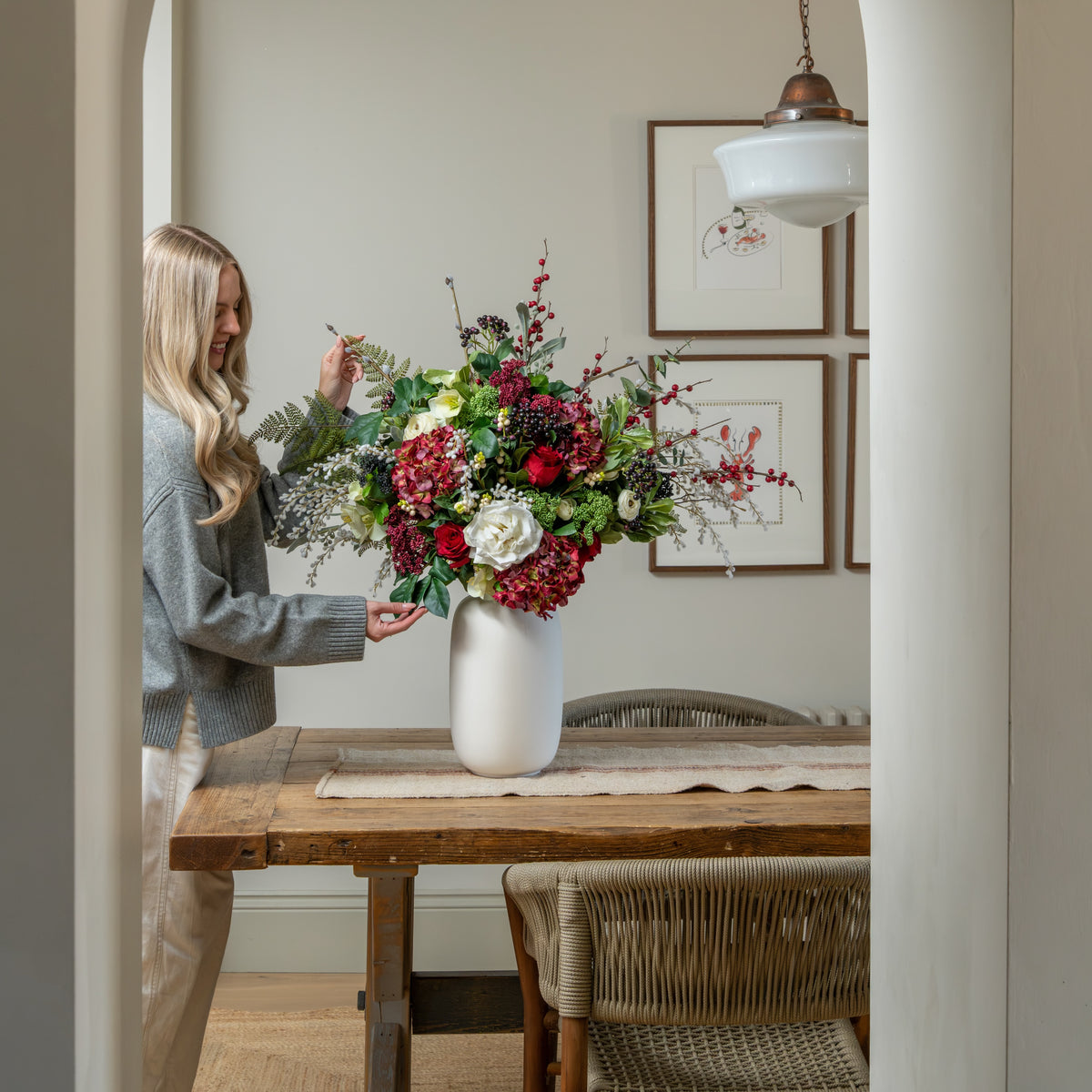 Winter Splendour Artificial Flower Arrangement