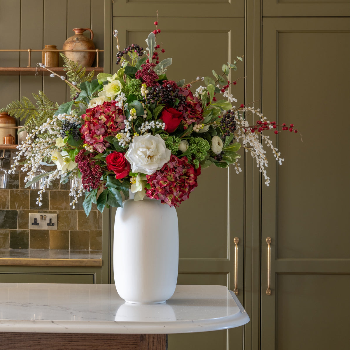 Winter Splendour Artificial Flower Arrangement