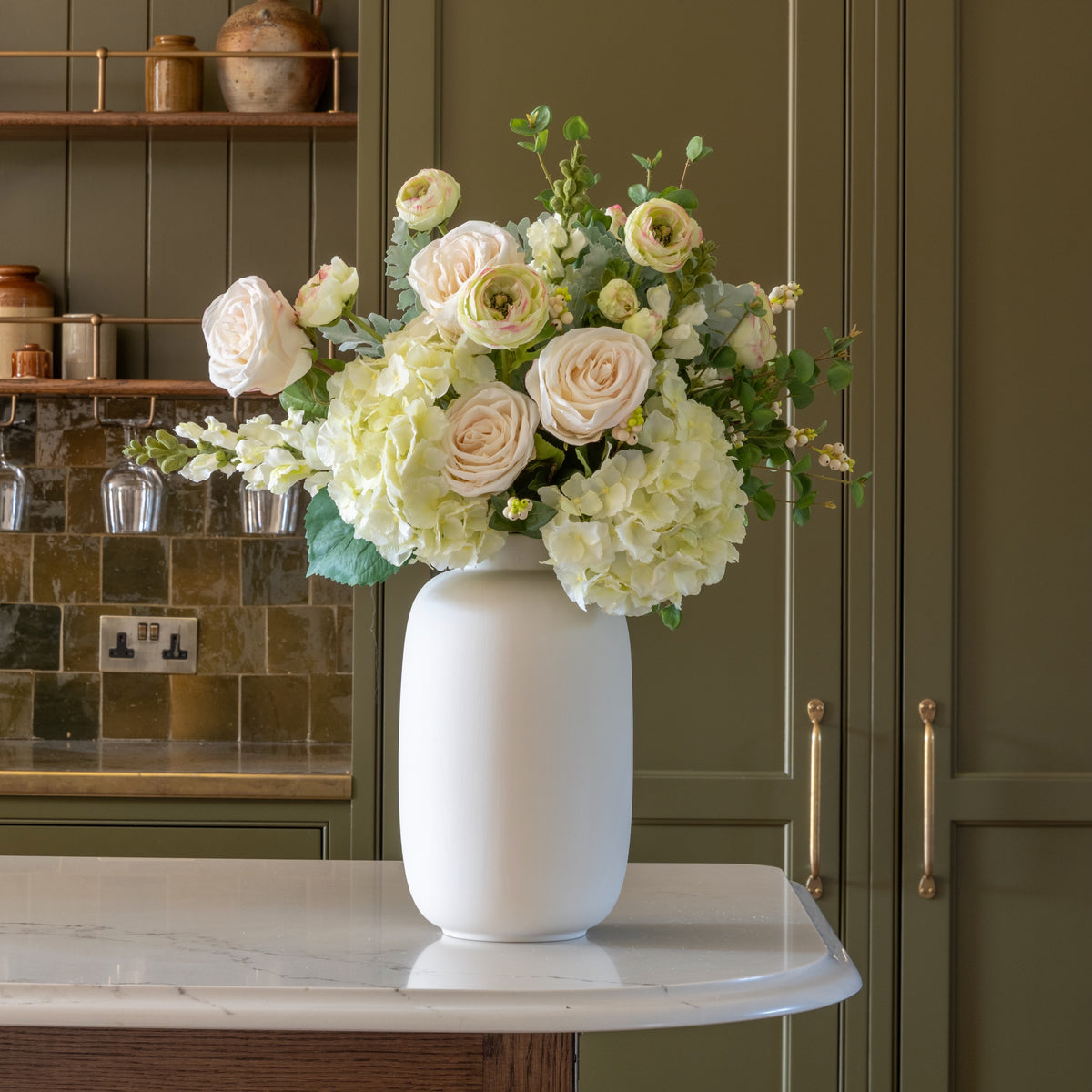 Snowberry Bliss Artificial Flower Arrangement
