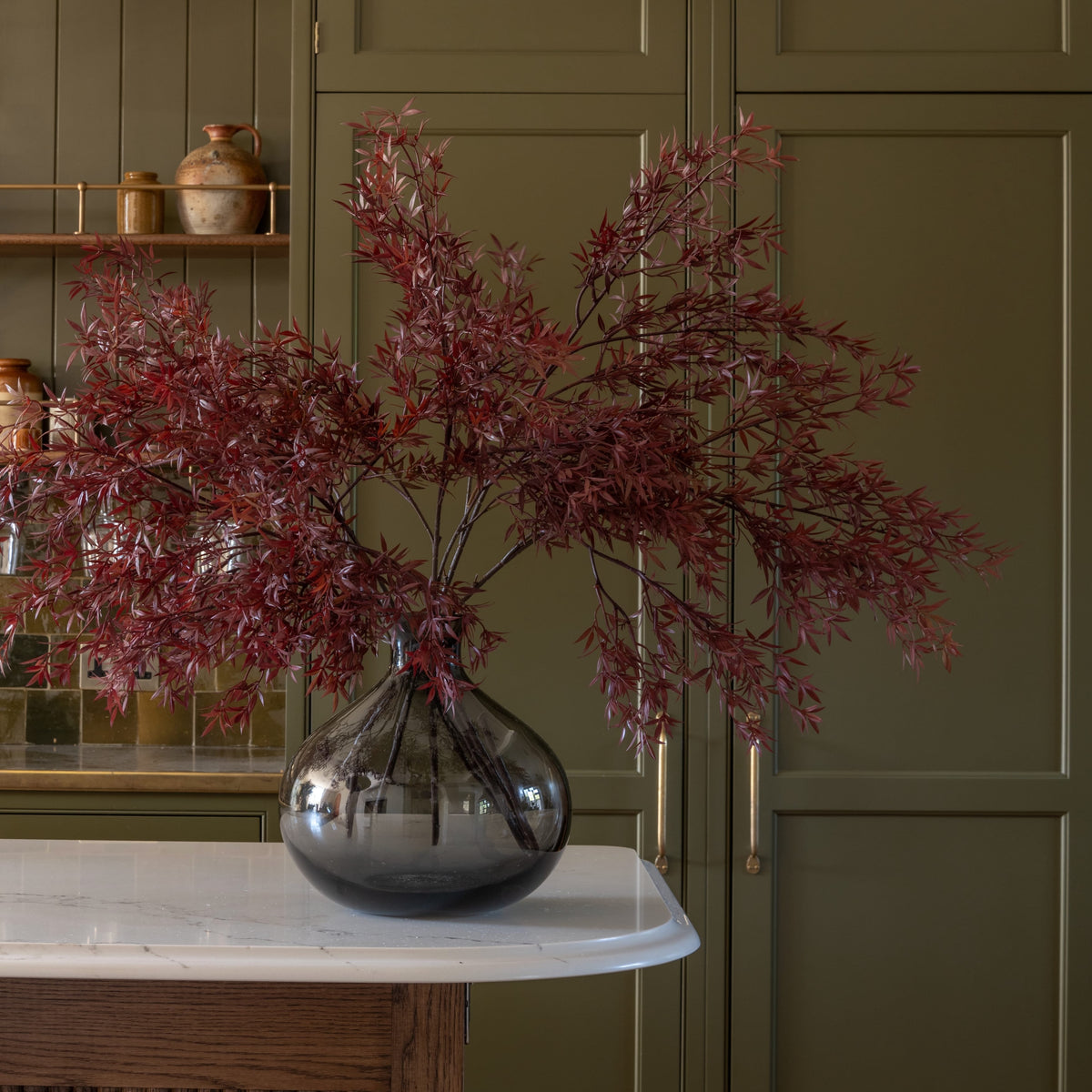 Artificial Burgundy Acer Branch