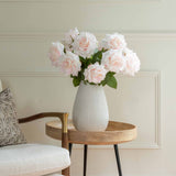 Artificial Blush Pink Tea Rose