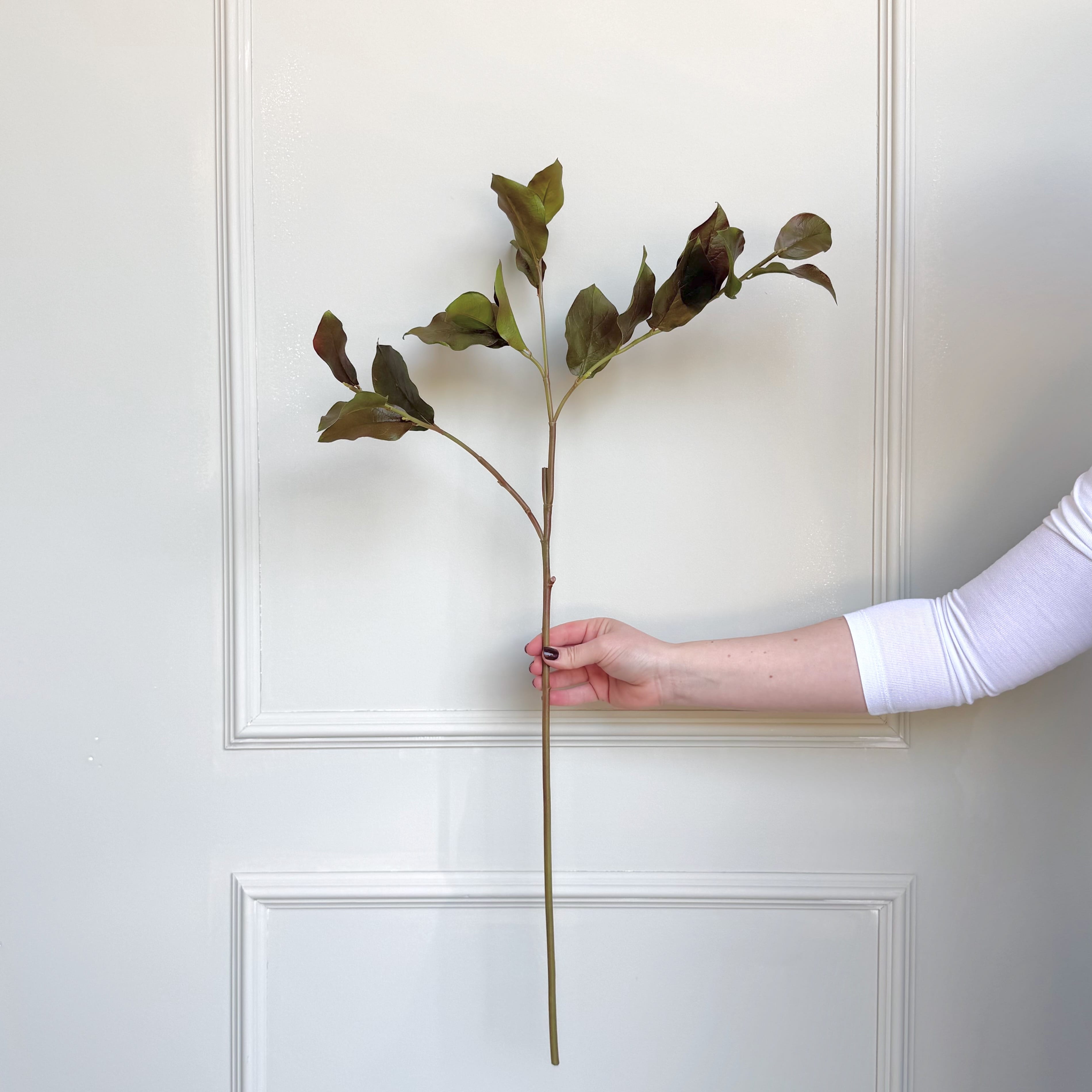 Realistic Artificial Brown Foliage Leaf ABY7013BR by The Faux Flower Company