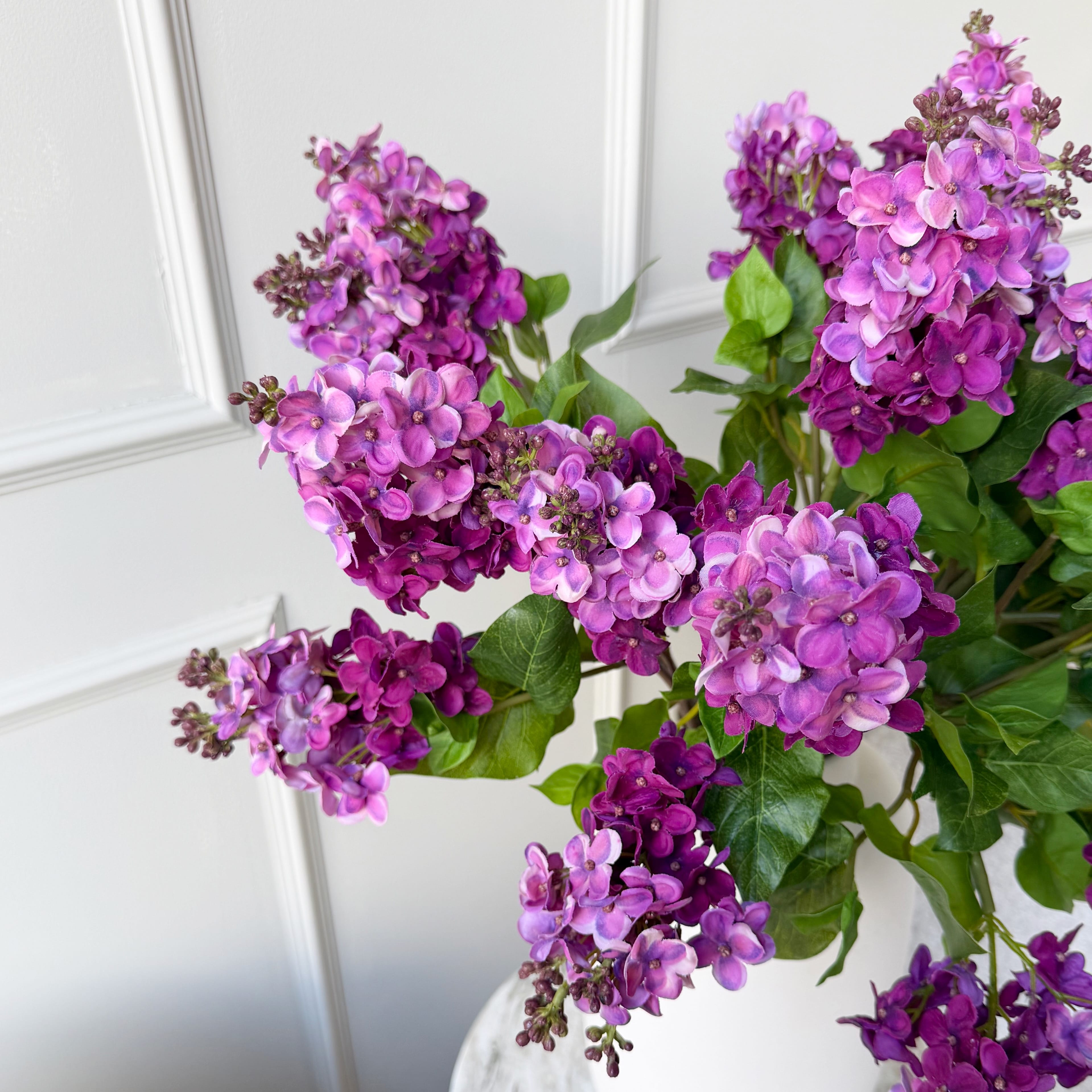 Realistic Artificial Deep Pink Lilac Spray ABY2361CRPU by The Faux Flower Company