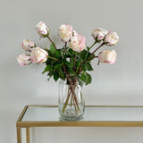Artificial Blush Pink Rose Bud