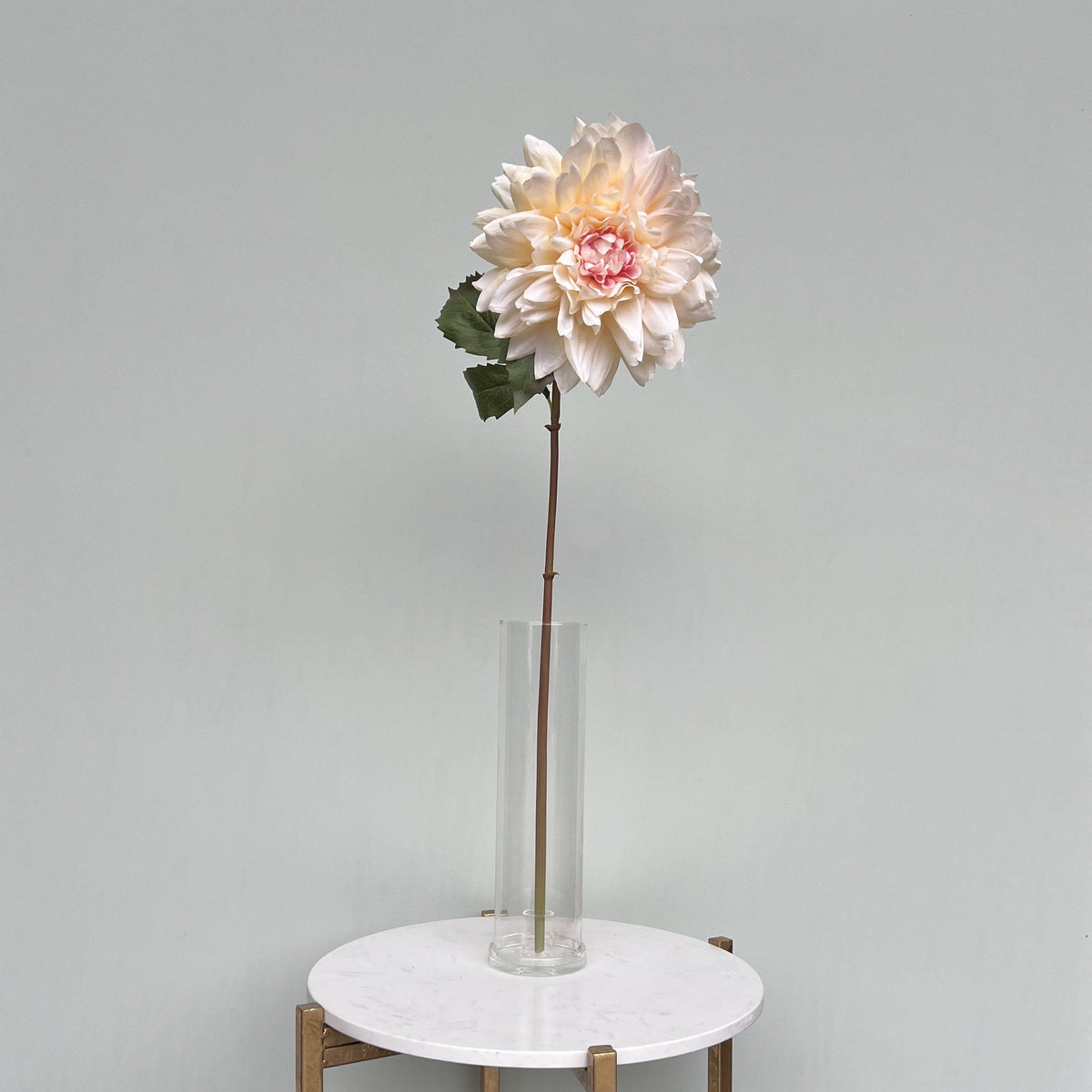 Realistic Artificial Cafe Au Lait Dahlia ABY2216LPK by The Faux Flower Company
