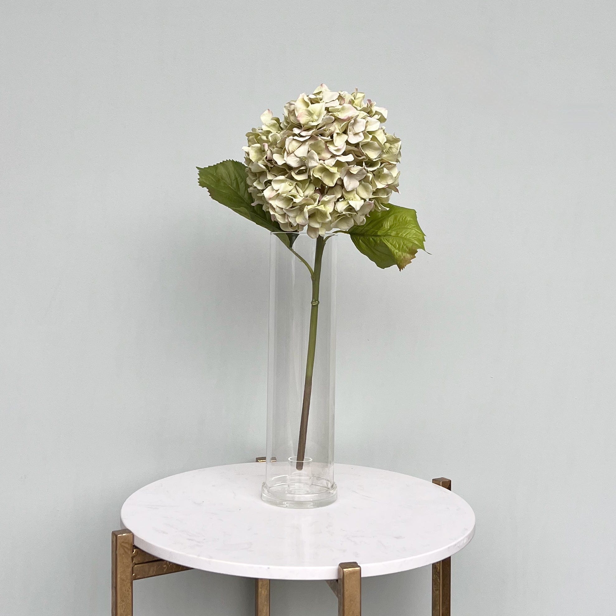 Artificial Green Dried Hydrangea Stem