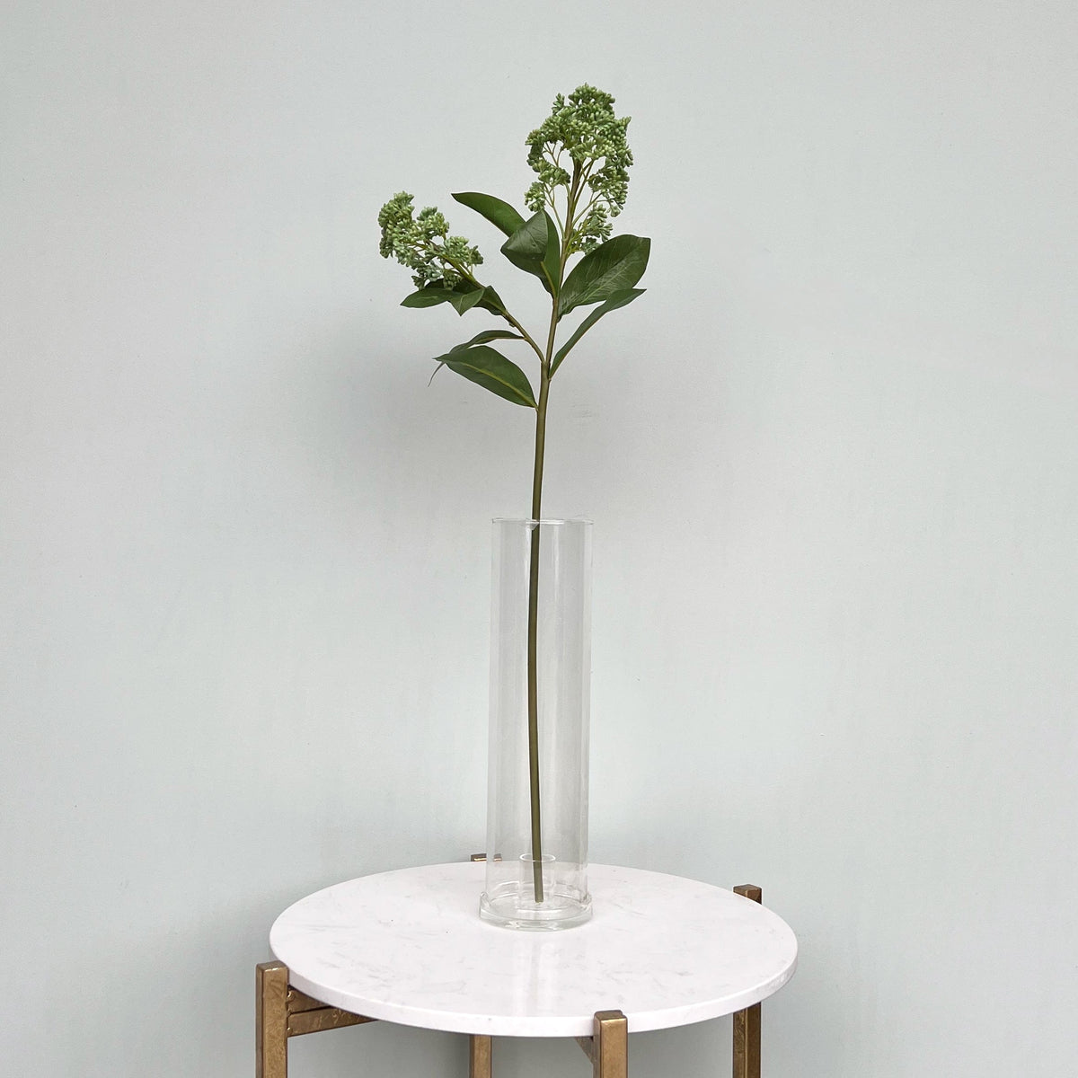 Realistic Artificial Green Skimmia ABY3142GR by The Faux Flower Company