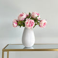 Realistic Artificial Pink Classic Peony ABY6043PK by The Faux Flower Company