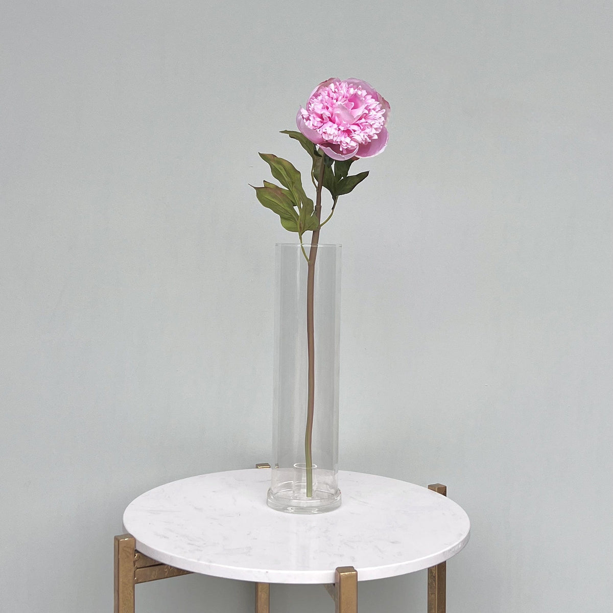 Realistic Artificial Pink Open Peony ABY4236PK by The Faux Flower Company