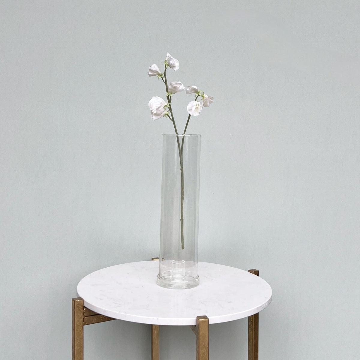 Realistic Artificial Small White Sweet Pea ABX1262WH by The Faux Flower Company