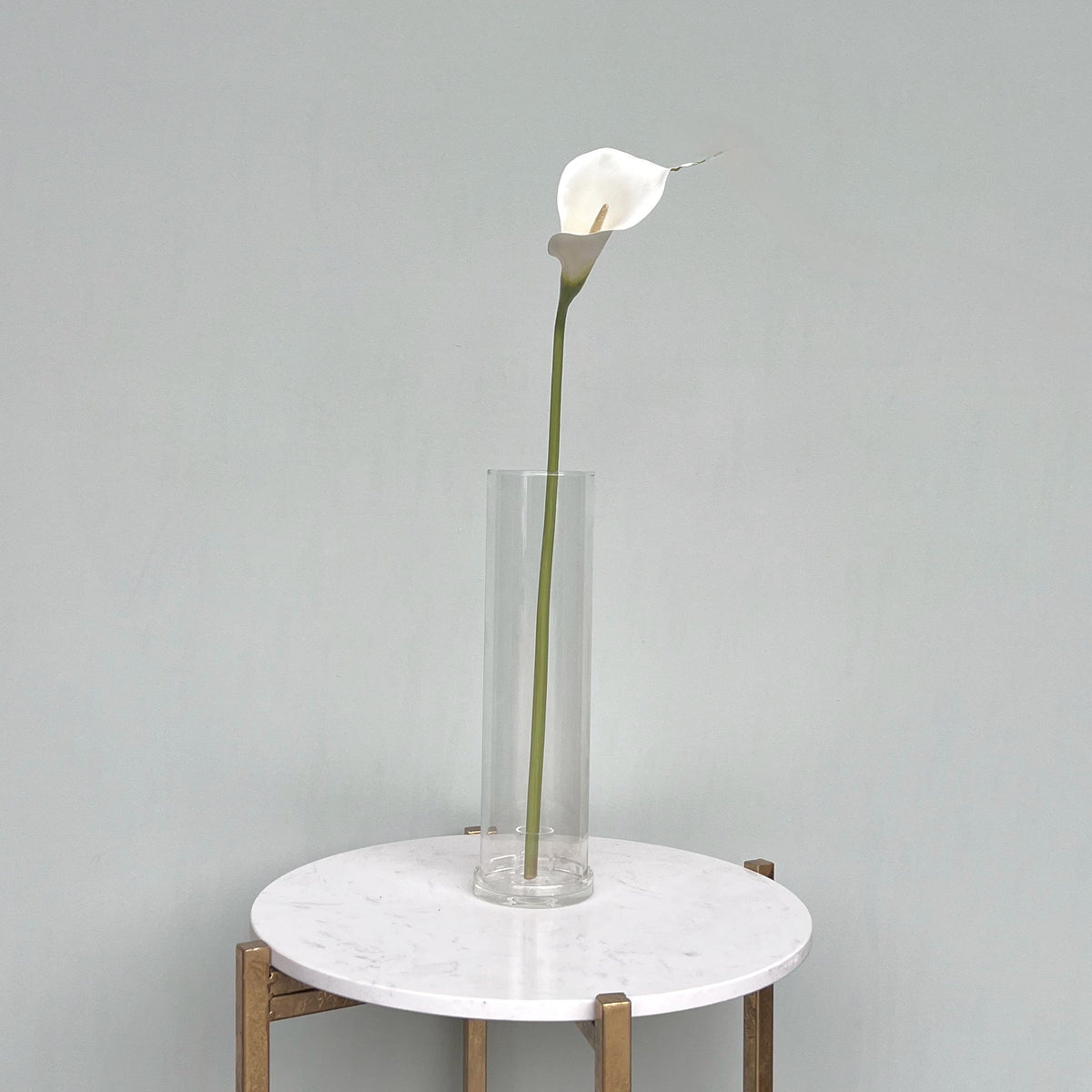 Realistic Artificial White Calla Lily ABY0068WH by The Faux Flower Company