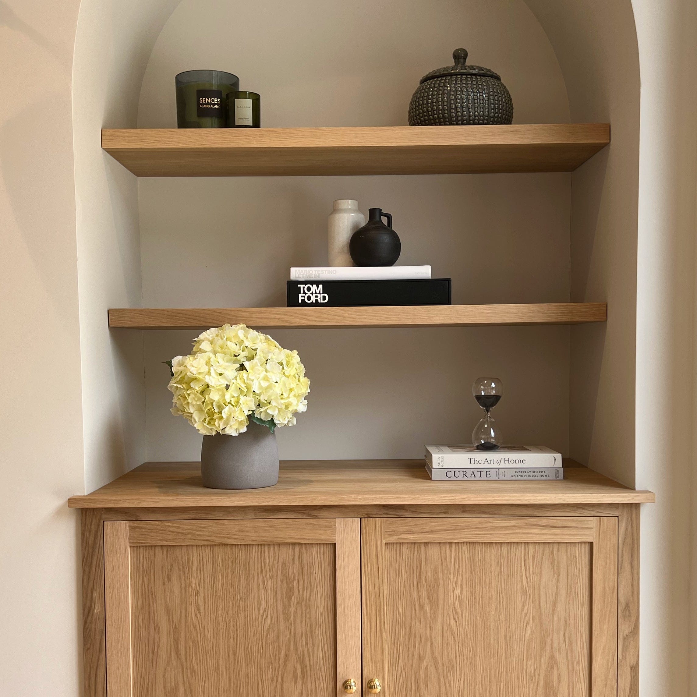 Artificial flowers luxury lifelike faux Cream Artificial Hydrangea & Kemble Vase Set realistic silk  Bundle buy online from The Faux Flower Company ABX5002CR-54-3 + ABP1766