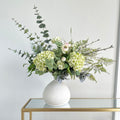 Realistic Gathered Greens Artificial Flower Arrangement by The Faux Flower Company