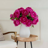 Artificial Fuchsia Peony