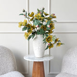 Artificial Green Hellebore Spray