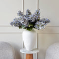 Realistic Artificial Light Purple Lilac Spray With Leaves ABZ5099LP by The Faux Flower Company