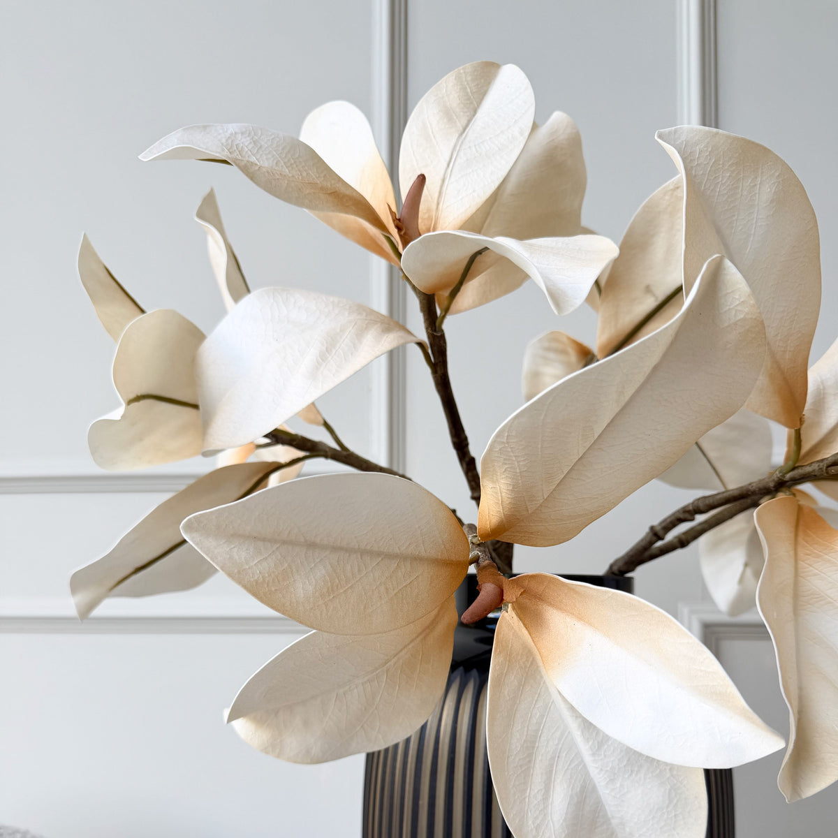 Realistic Artificial Magnolia Leaf Spray ABZ0138CR by The Faux Flower Company