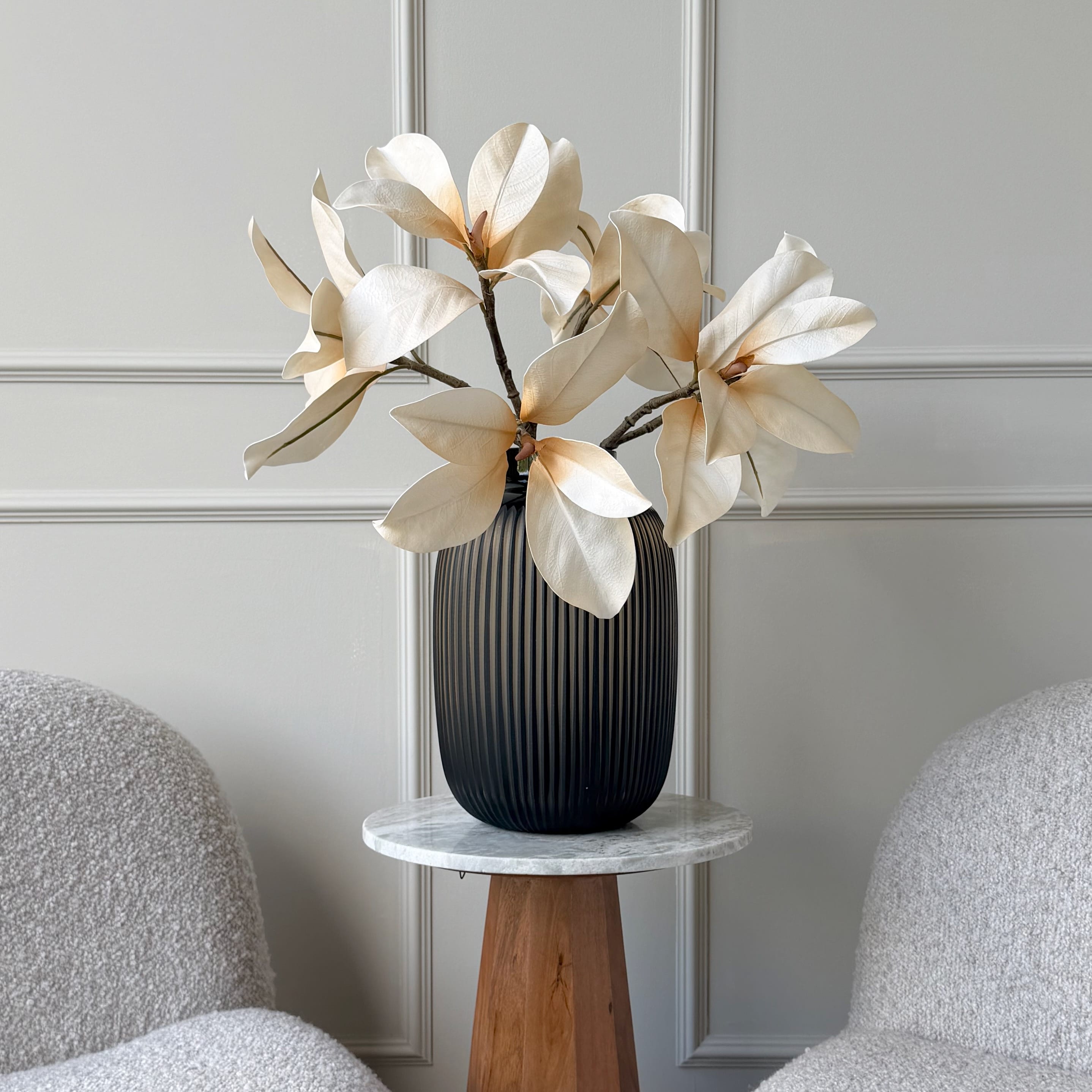 Realistic Artificial Magnolia Leaf Spray ABZ0138CR by The Faux Flower Company