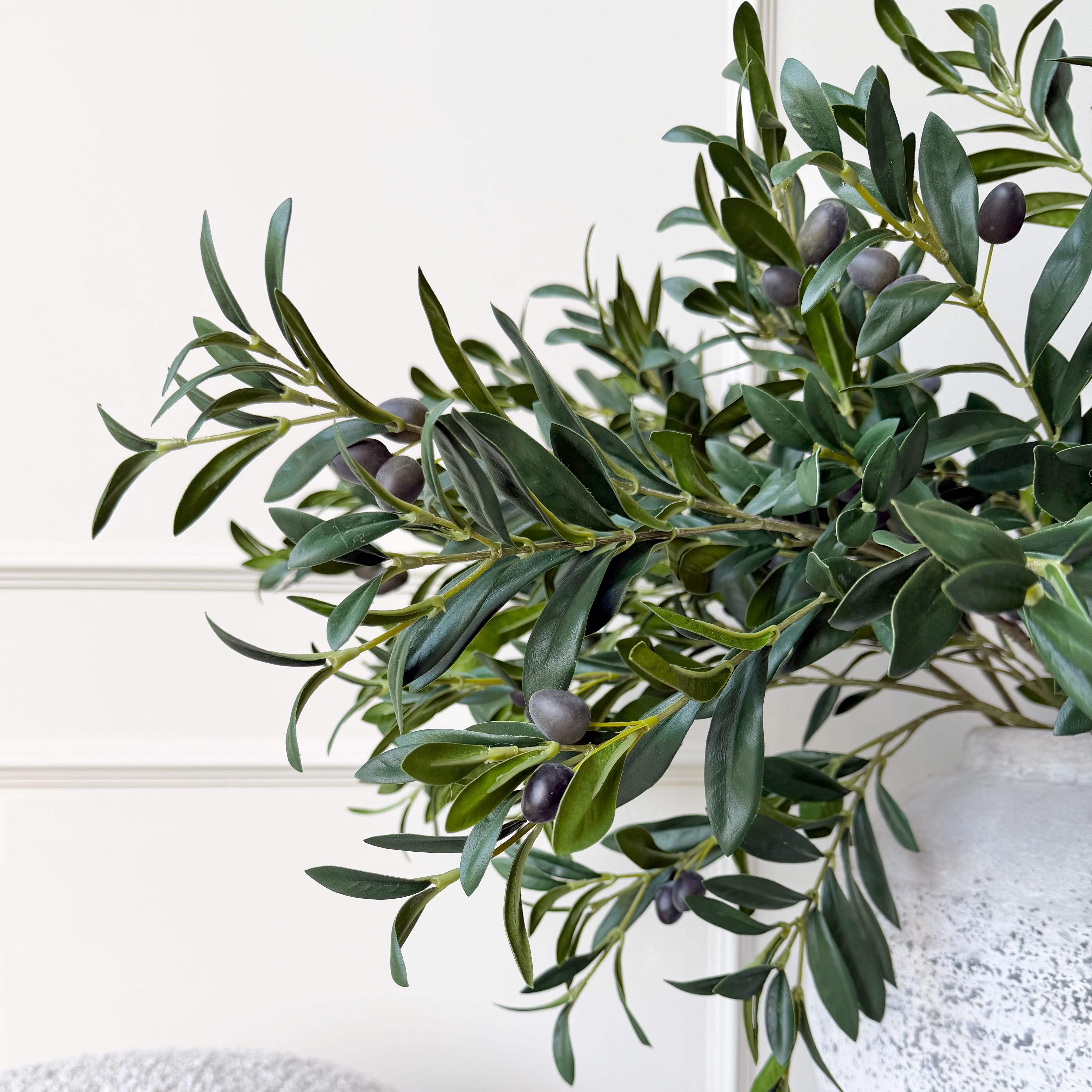 Realistic Artificial Olive Branch ABZ9142GR by The Faux Flower Company