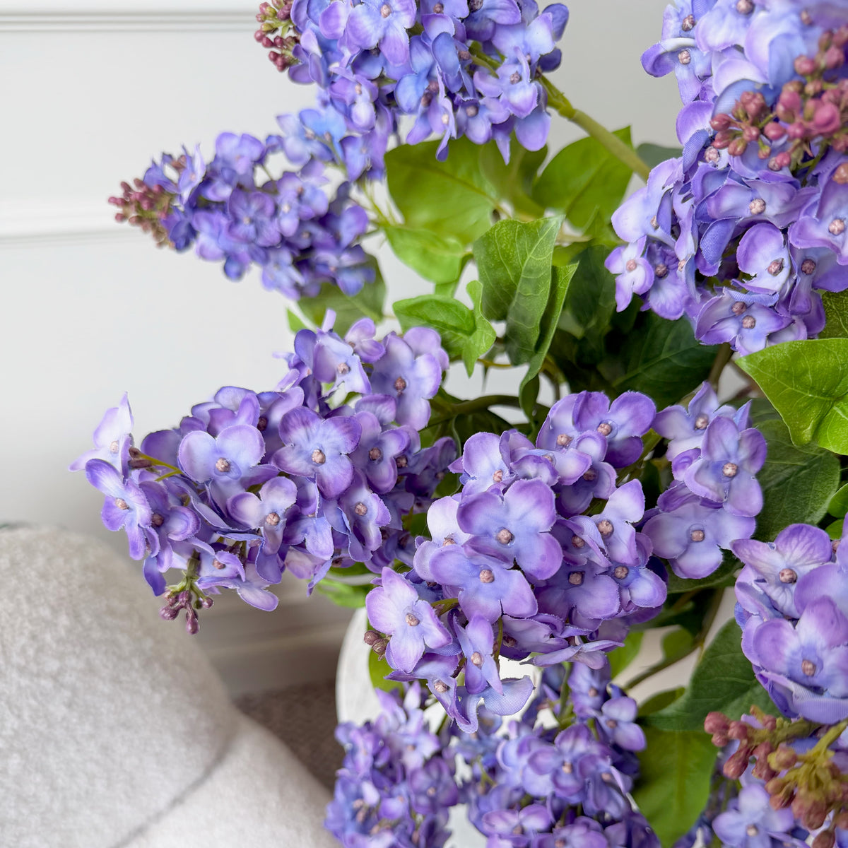 Realistic Artificial Purple Lilac Spray ABY2361PU by The Faux Flower Company