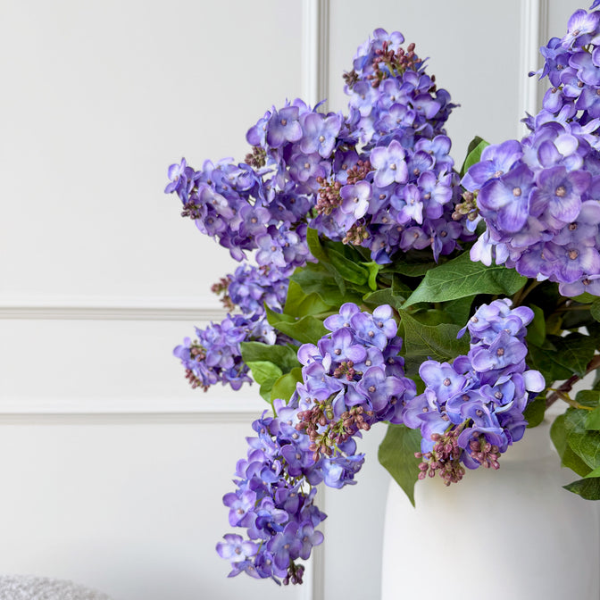 Realistic Artificial Purple Lilac Spray ABY2361PU by The Faux Flower Company