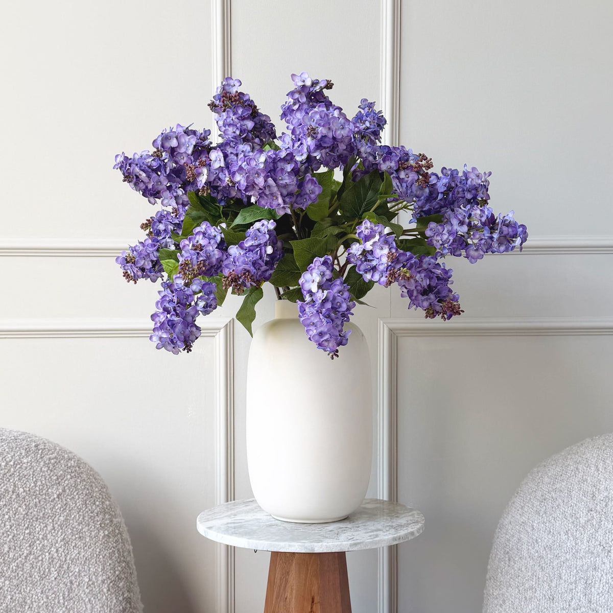 Realistic Artificial Purple Lilac Spray ABY2361PU by The Faux Flower Company