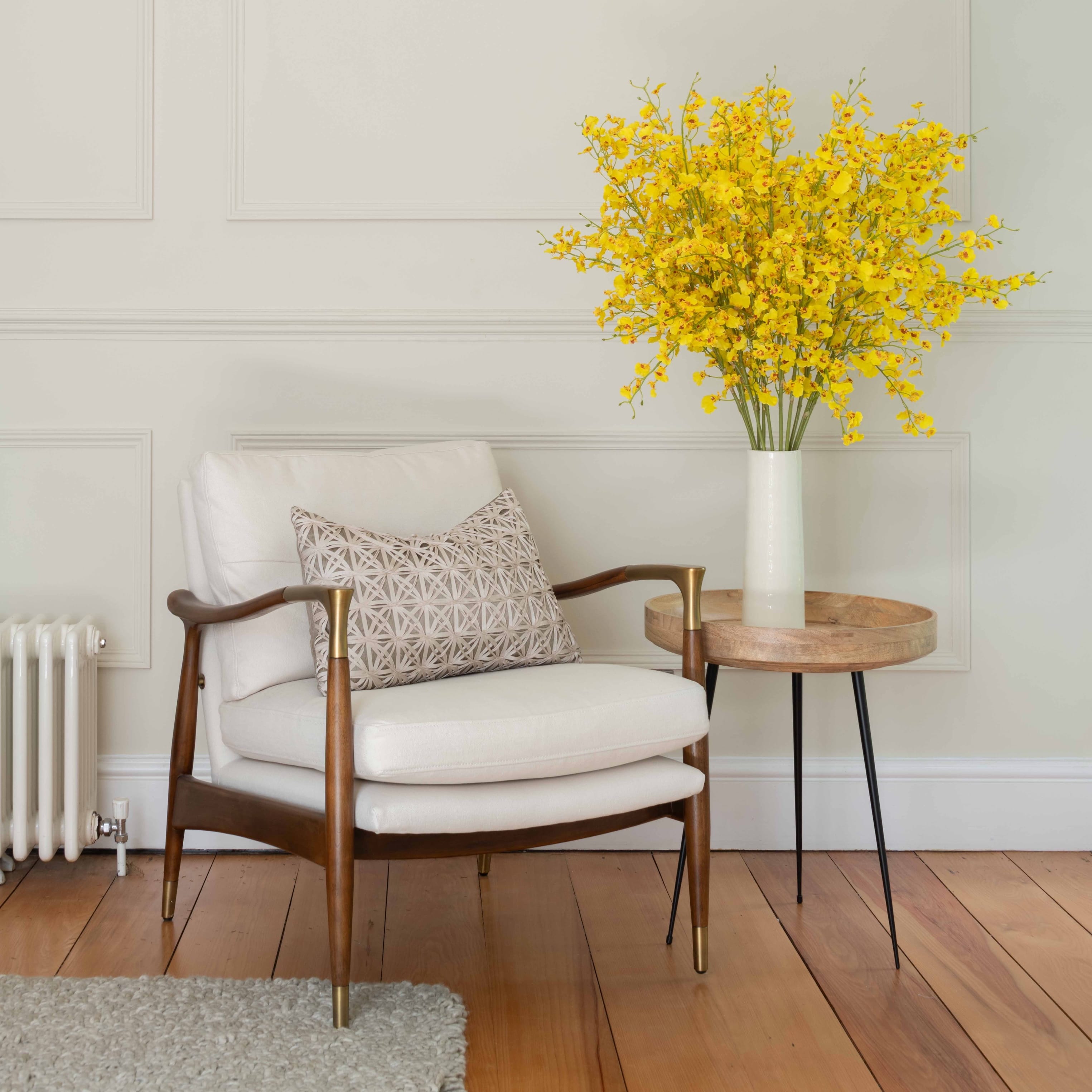 Realistic Artificial Yellow Oncidium Orchid ABY7044YL by The Faux Flower Company