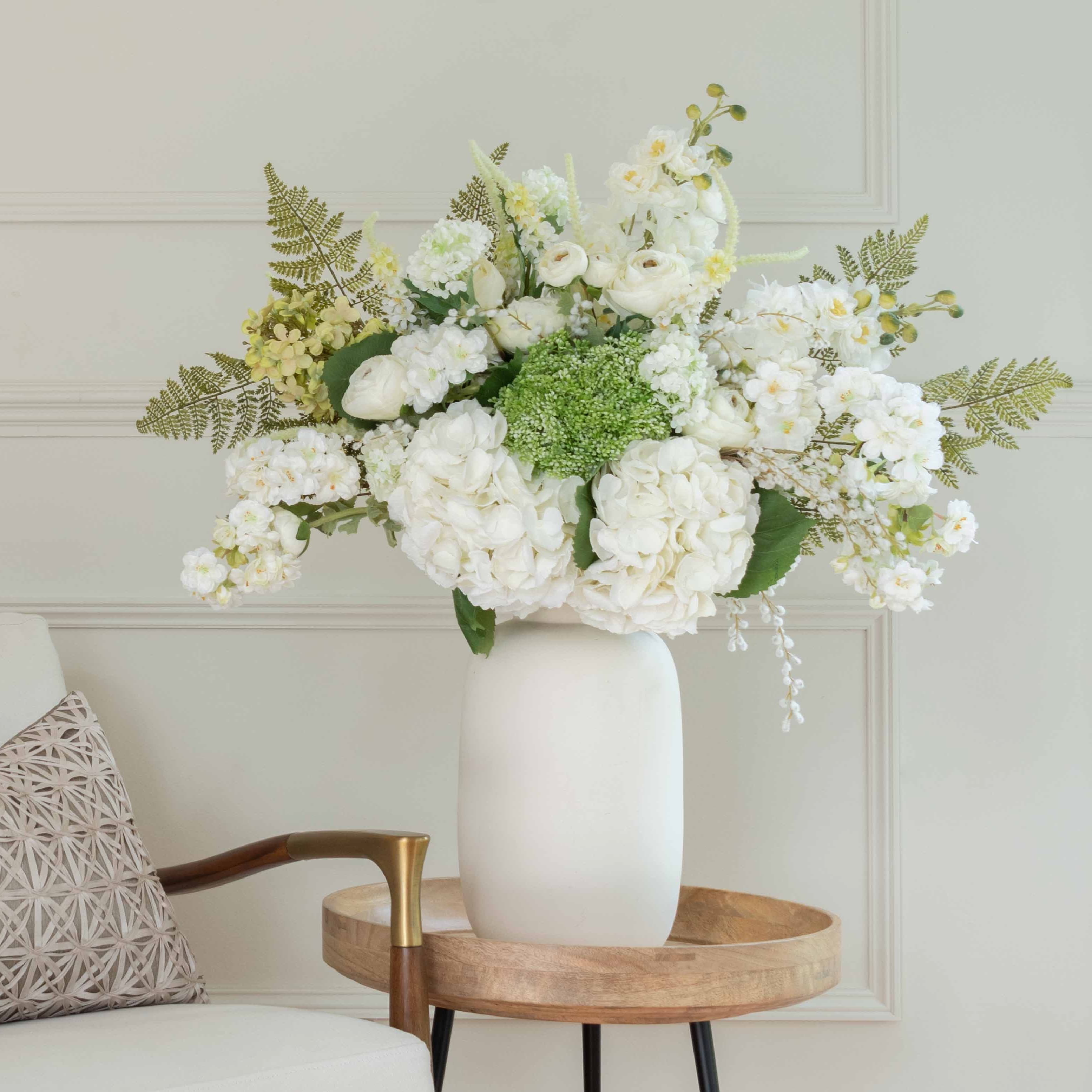 Realistic Blossoming Artificial Flower Arrangement by The Faux Flower Company