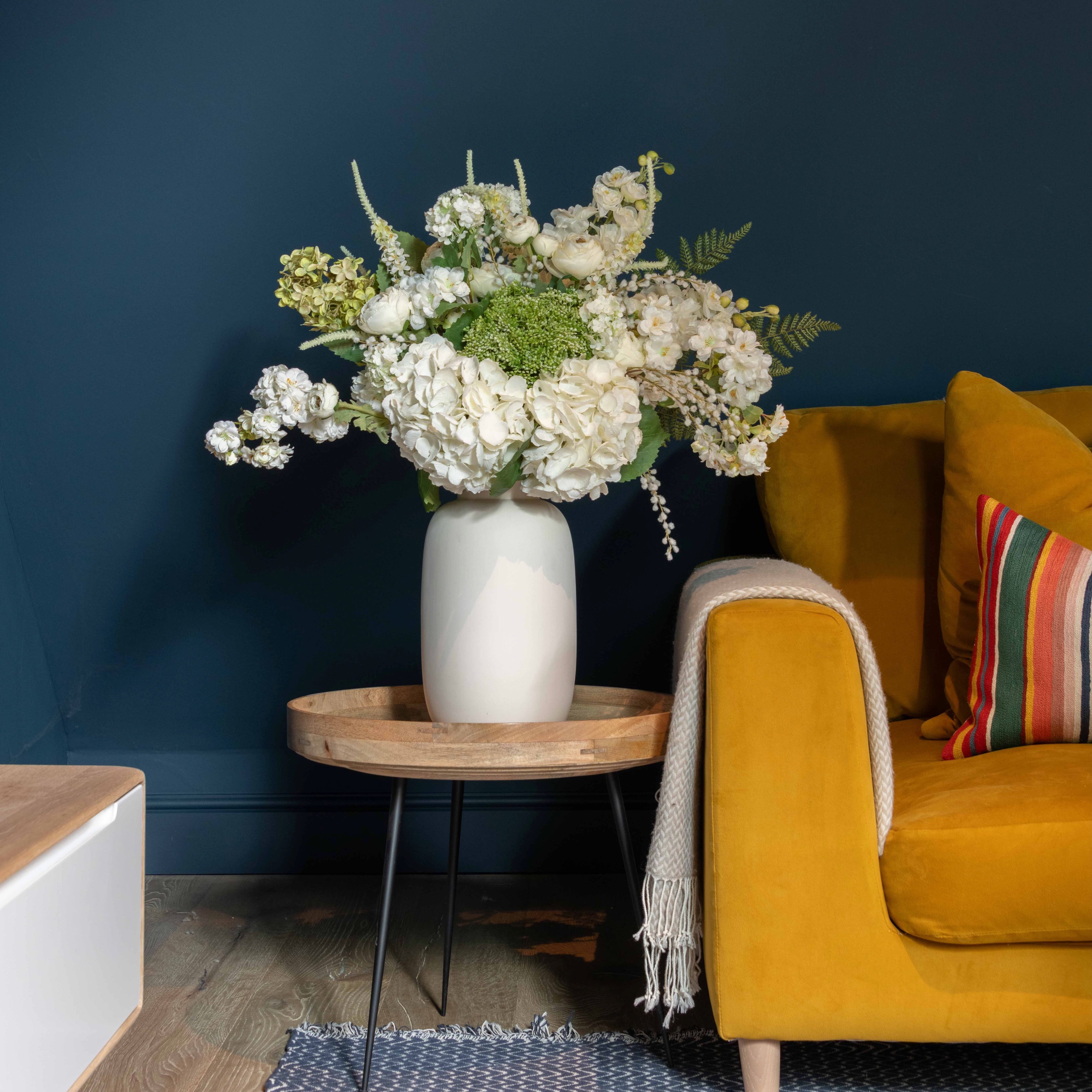 Realistic Blossoming Artificial Flower Arrangement by The Faux Flower Company
