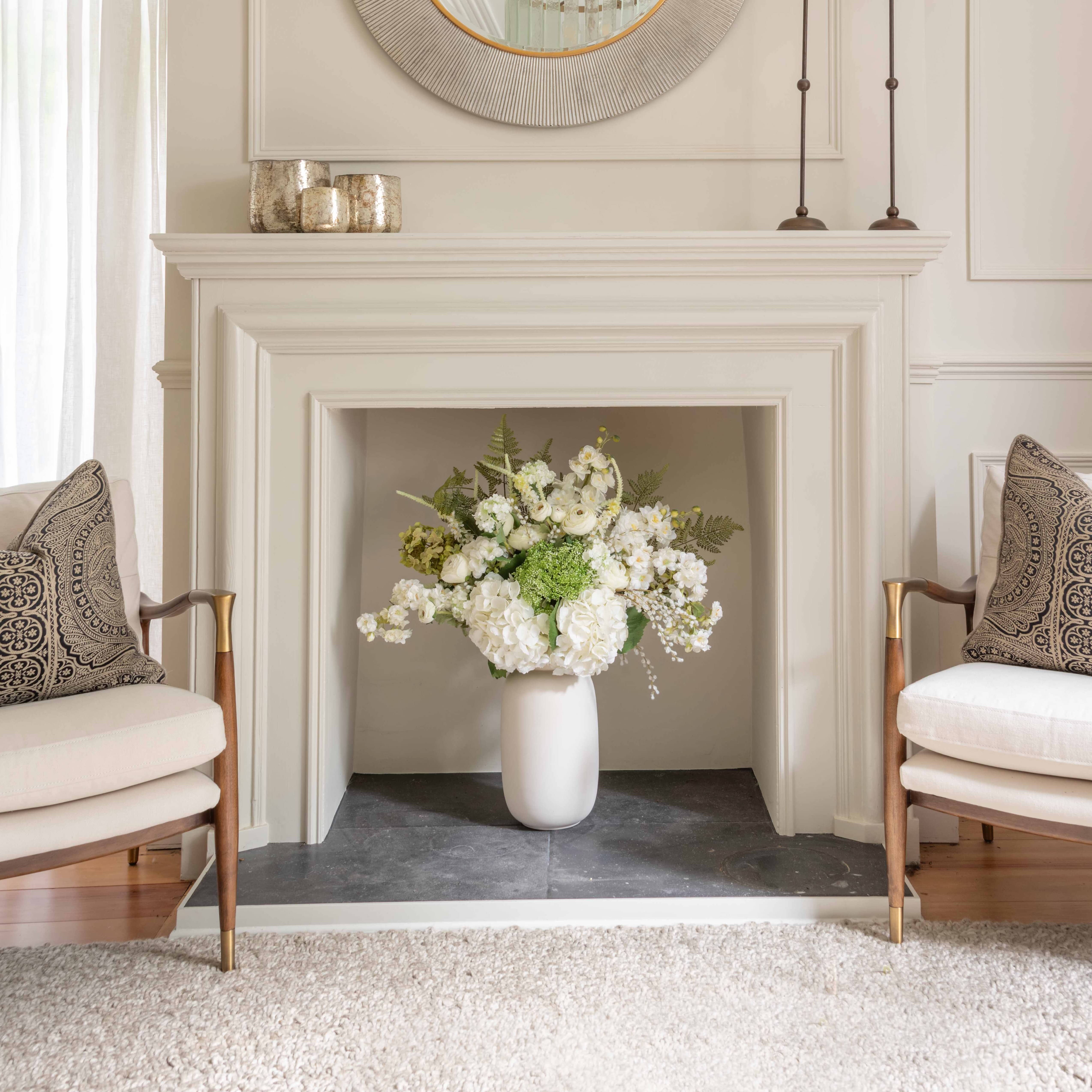 Realistic Blossoming Artificial Flower Arrangement by The Faux Flower Company