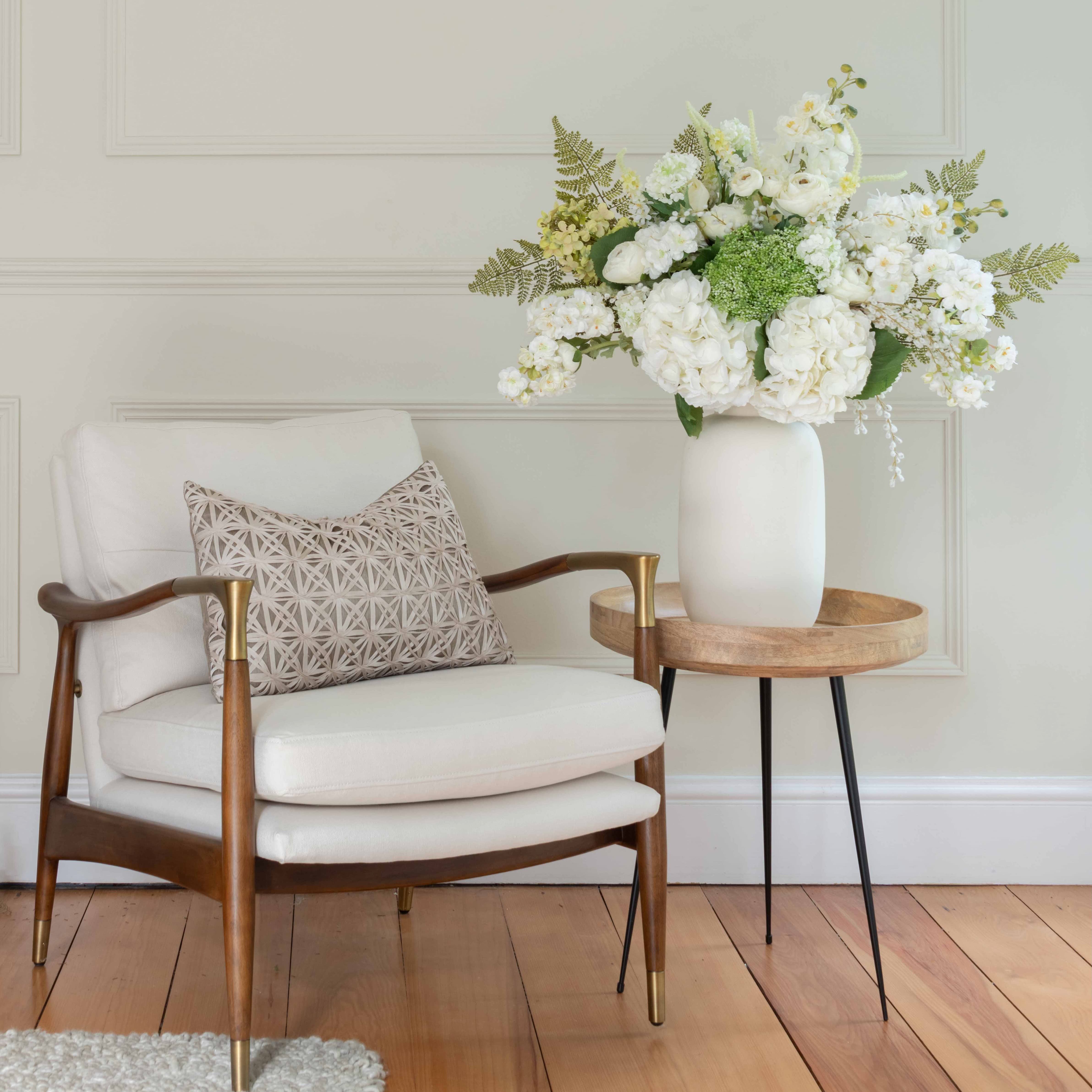 Realistic Blossoming Artificial Flower Arrangement by The Faux Flower Company