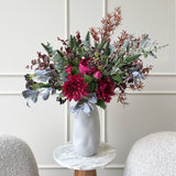 Burgundy Beauty Artificial Flower Arrangement