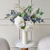 Sage and Silver Artificial Flower Arrangement