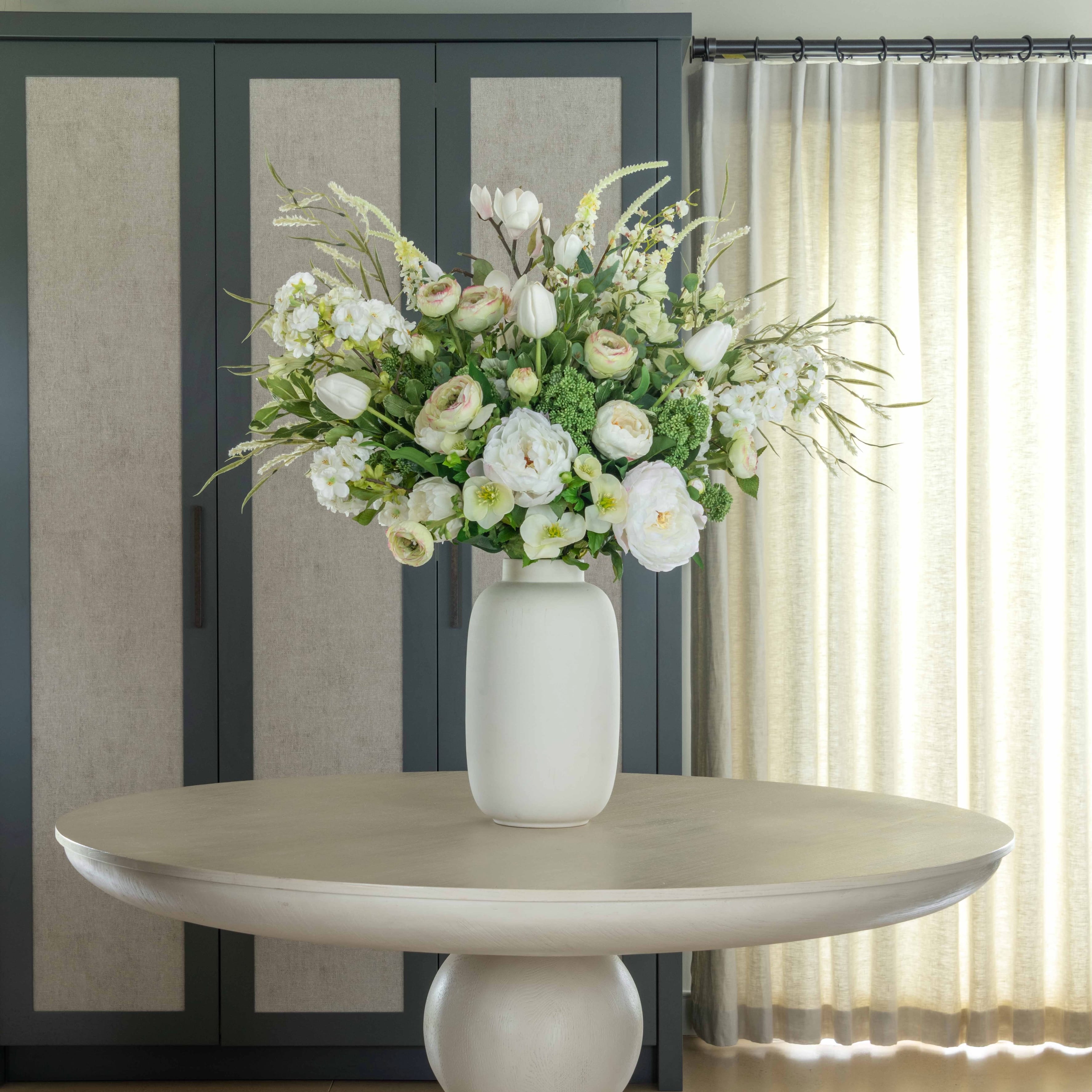 Realistic Spring Splendour Artificial Flower Arrangement by The Faux Flower Company
