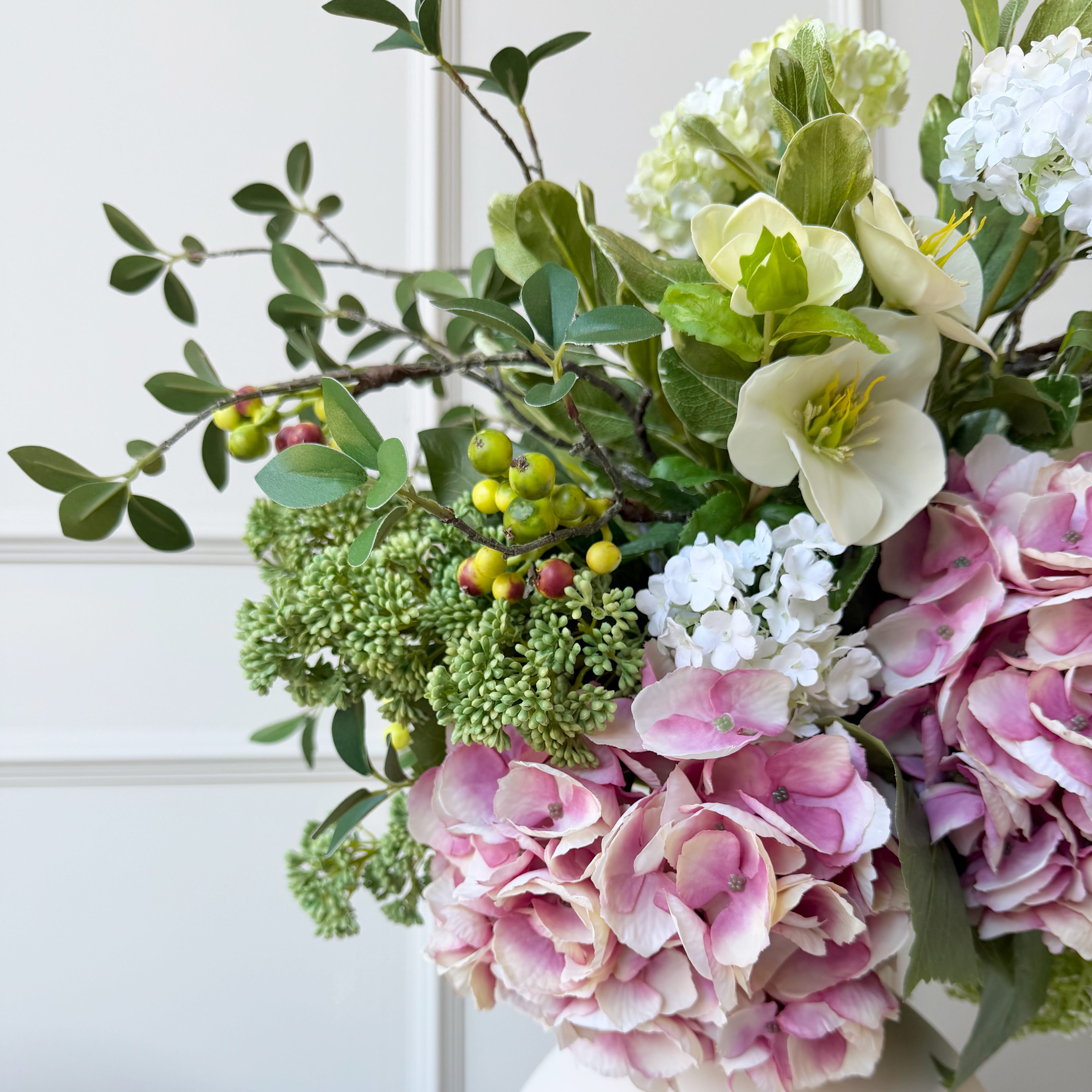 Realistic Summer Aura Artificial Flower Arrangement by The Faux Flower Company