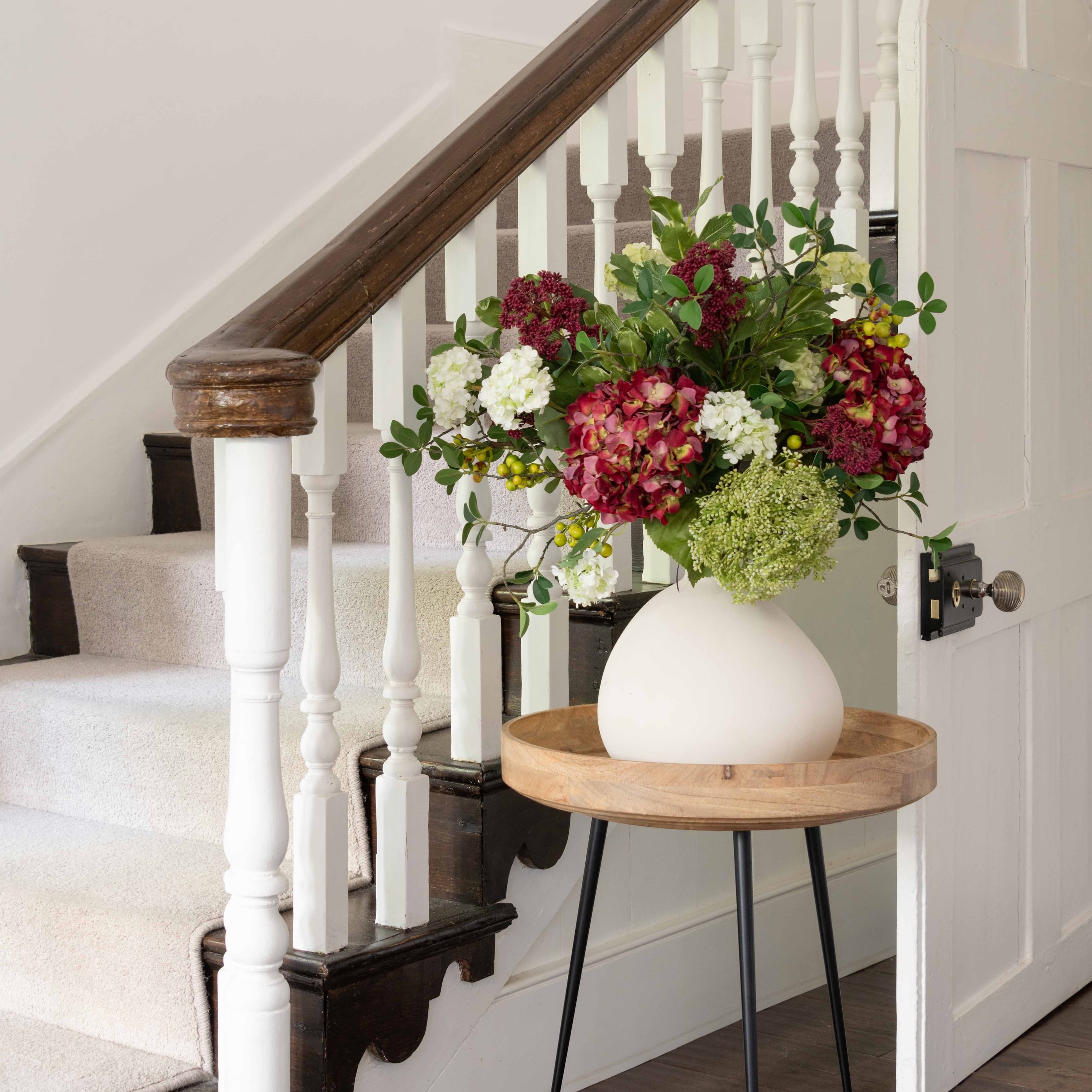 Realistic Winter Aura Arrangement by The Faux Flower Company