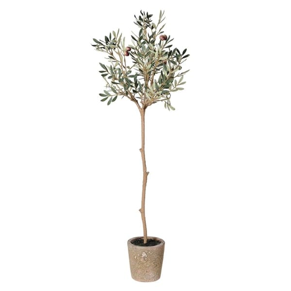 Artificial Plants Tall Green Faux Olive Tree in Pot Indoor Artificial Olive Tree Amaranthine Blooms
