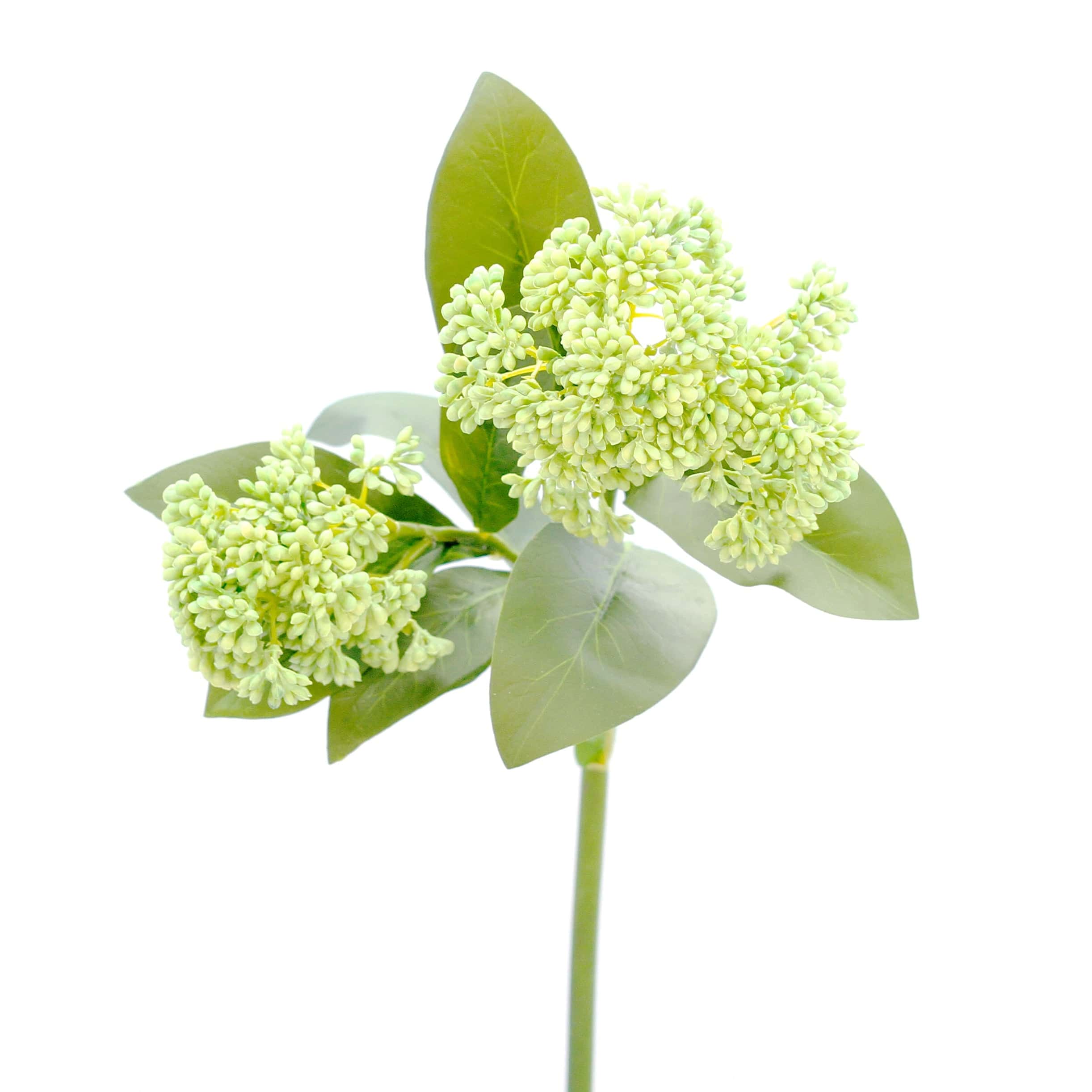 Artificial flowers luxury faux silk green skimmia lifelike realistic faux flowers buy online from Amaranthine Blooms UK