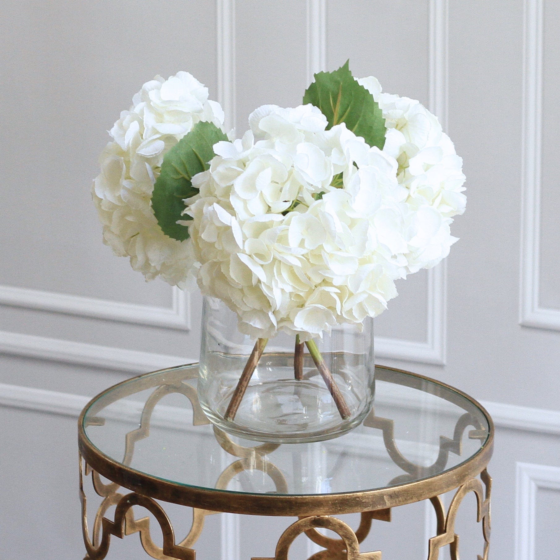 White Artificial Hydrangea Bouquet