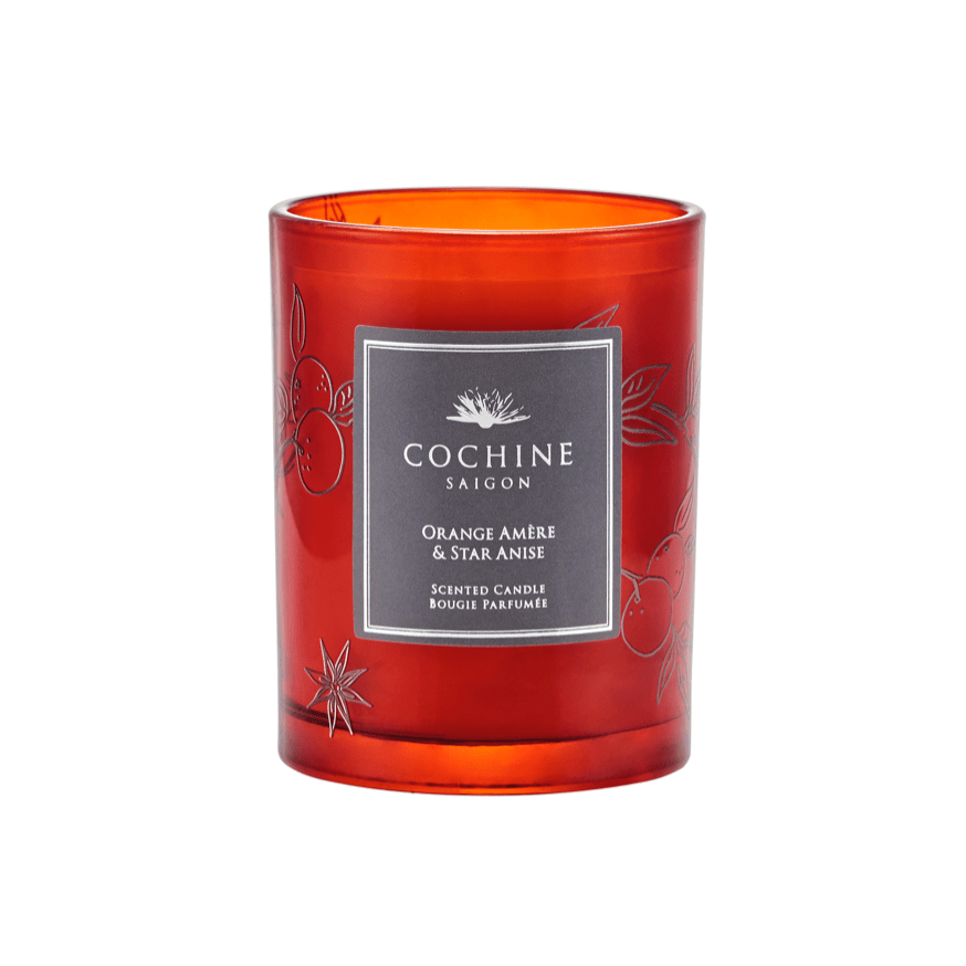 Cochine Home Fragrances of Cochines luxury scented candles and Cochine reed diffuers in Cochine Orange Amere & Star Anise Candle