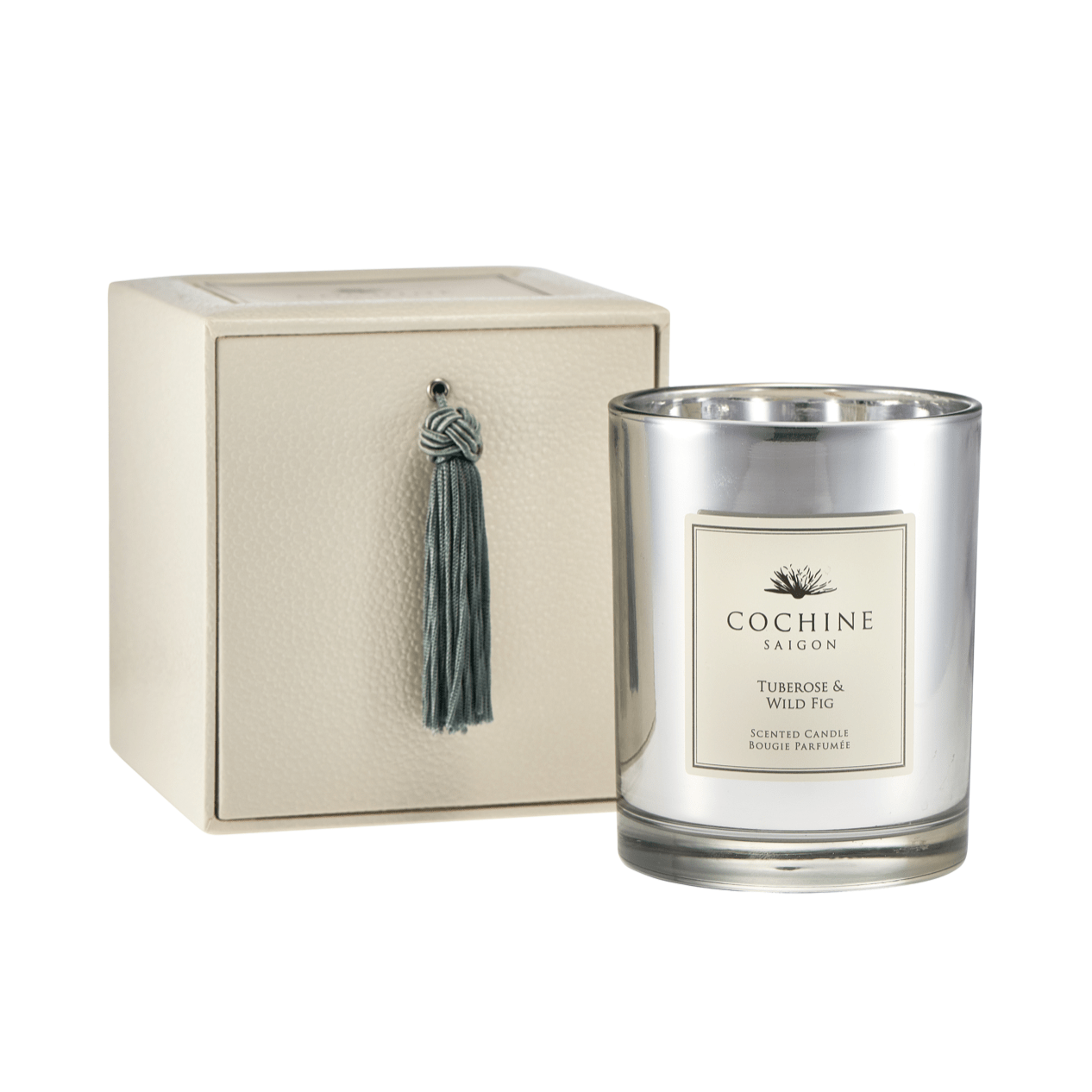 Cochine Home Fragrances of Cochines luxury scented candles and Cochine reed diffuers in Cochine Tuberose & Wild Fig Candle