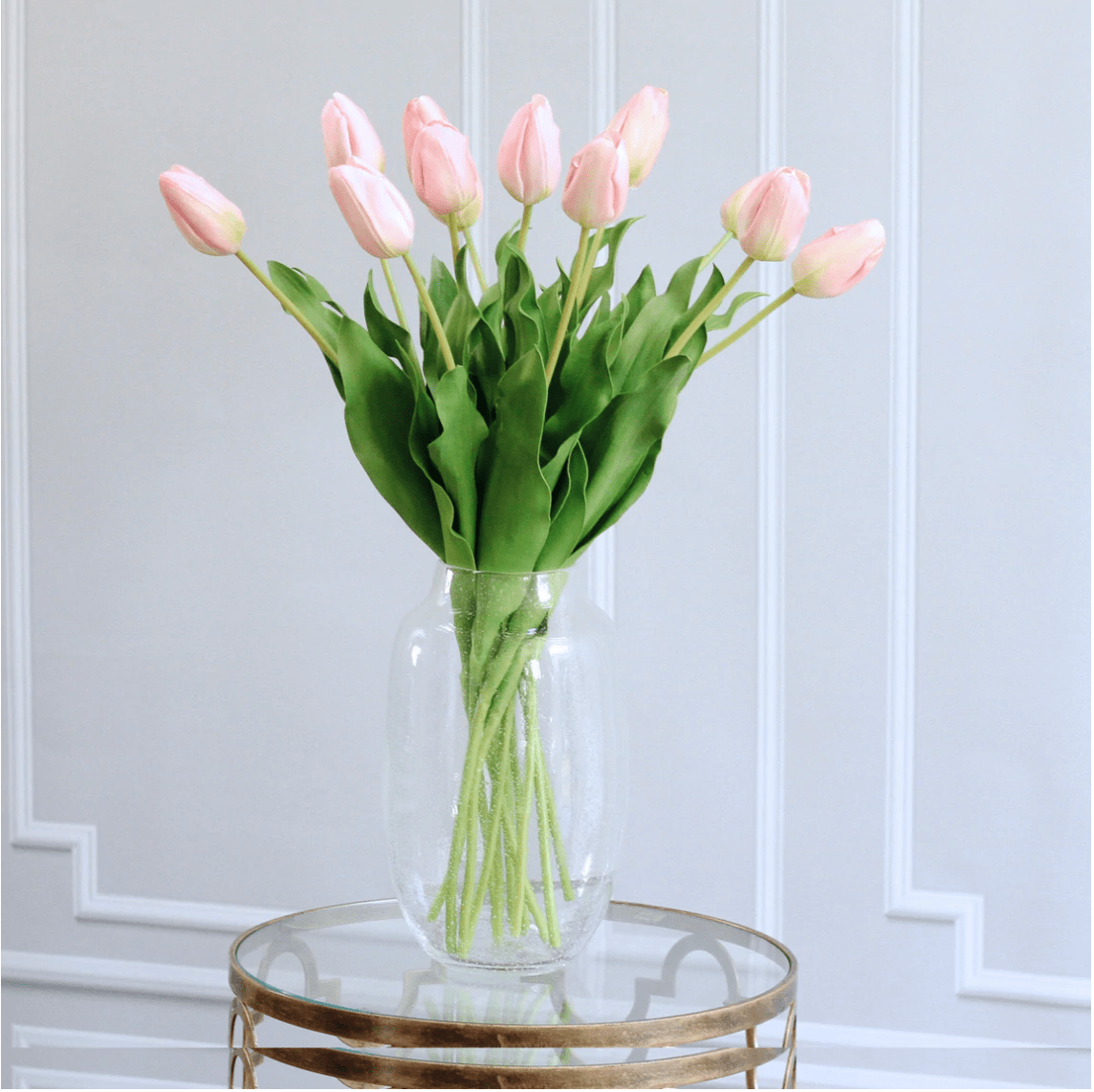 Artificial tulip luxury artificial flowers faux silk pink tulip lifelike realistic faux flowers buy online from Amaranthine Blooms UK