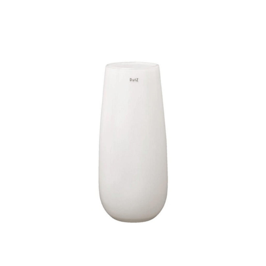 Tall white textured glass vase luxury realistic lifelike artificial silk flower and vase from Amaranthine Blooms in UK